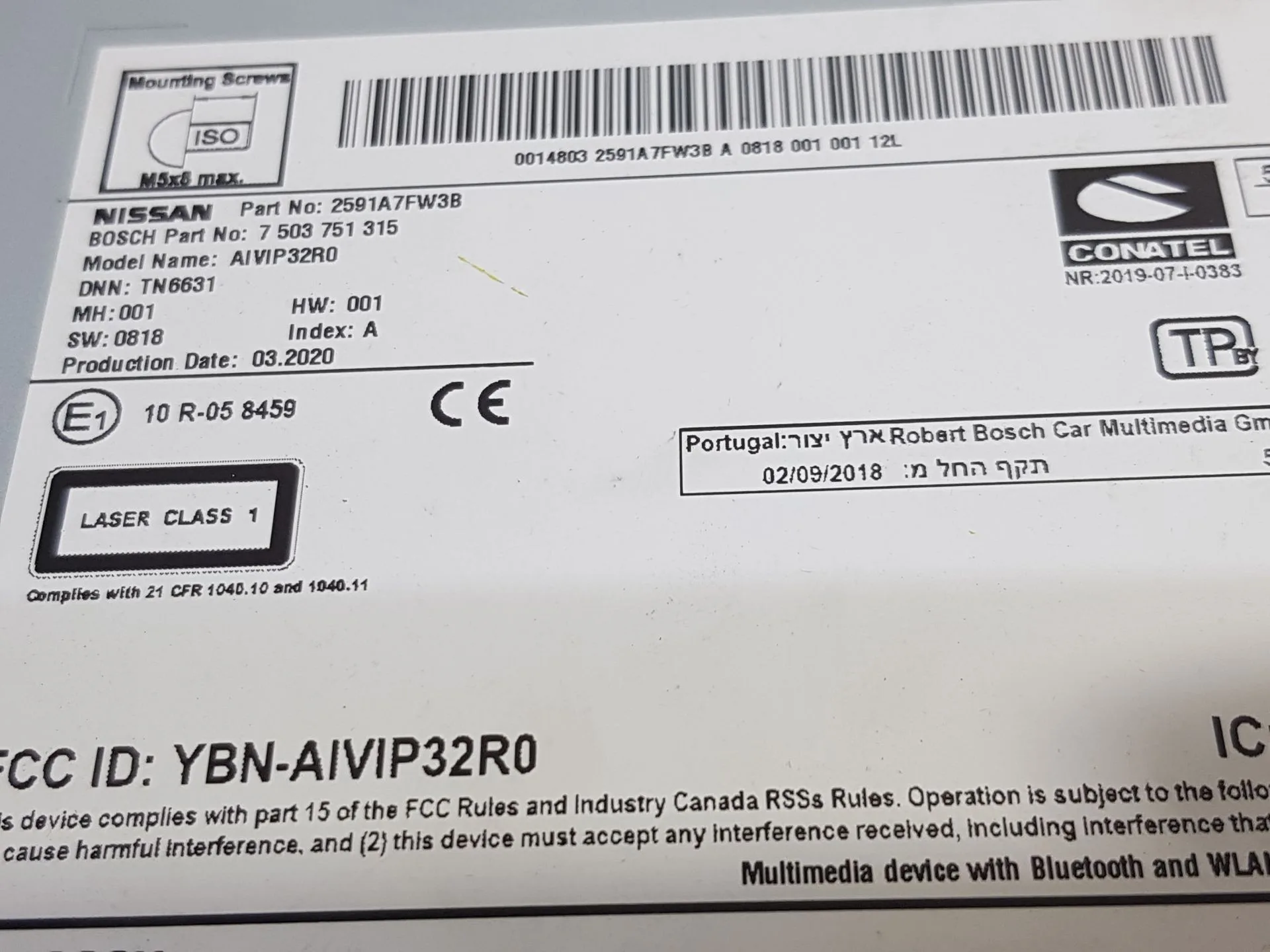 Sistema Audio / Radio Cd para Nissan Qashqai Ii (J11, J11_)