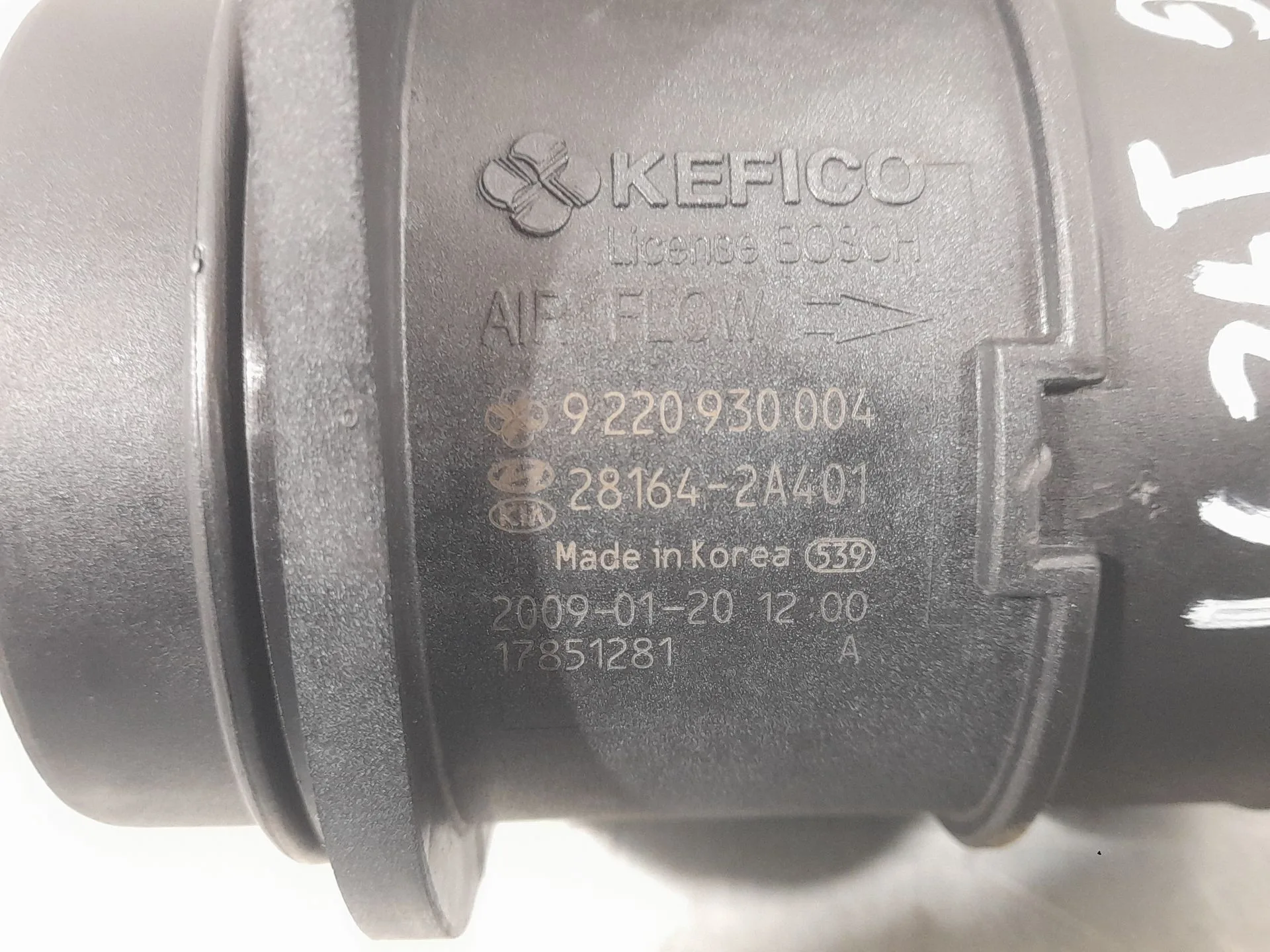 Caudalimetro para Hyundai I30 (Fd)