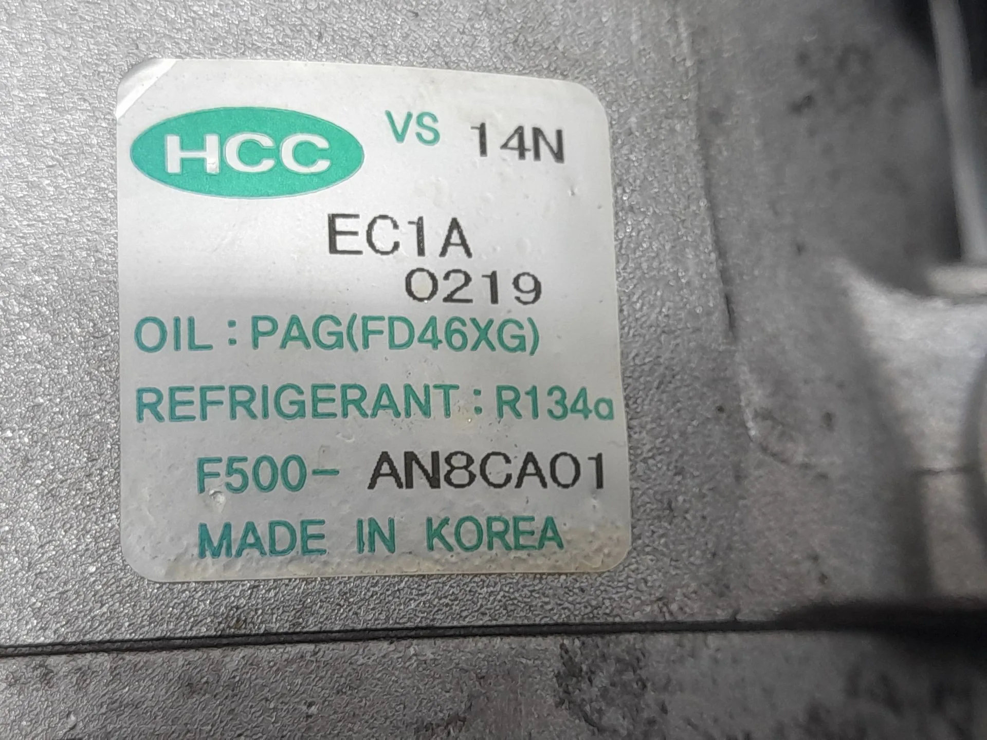 Compresor Aire Acondicionado para Hyundai I30 (Fd)