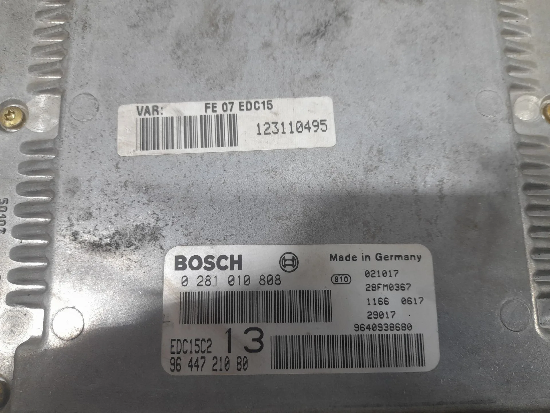Centralita Motor Uce para Citroën C5 I (Dc_)