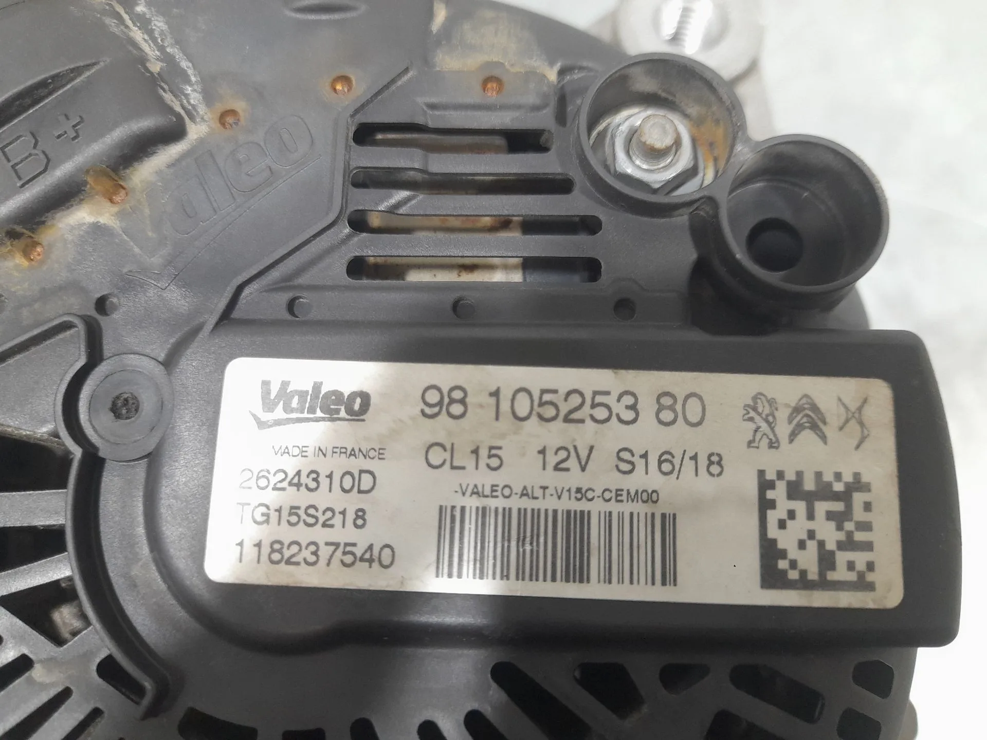 Alternador para Peugeot 308 Ii (Lb_, Lp_, Lw_, Lh_, L3_)