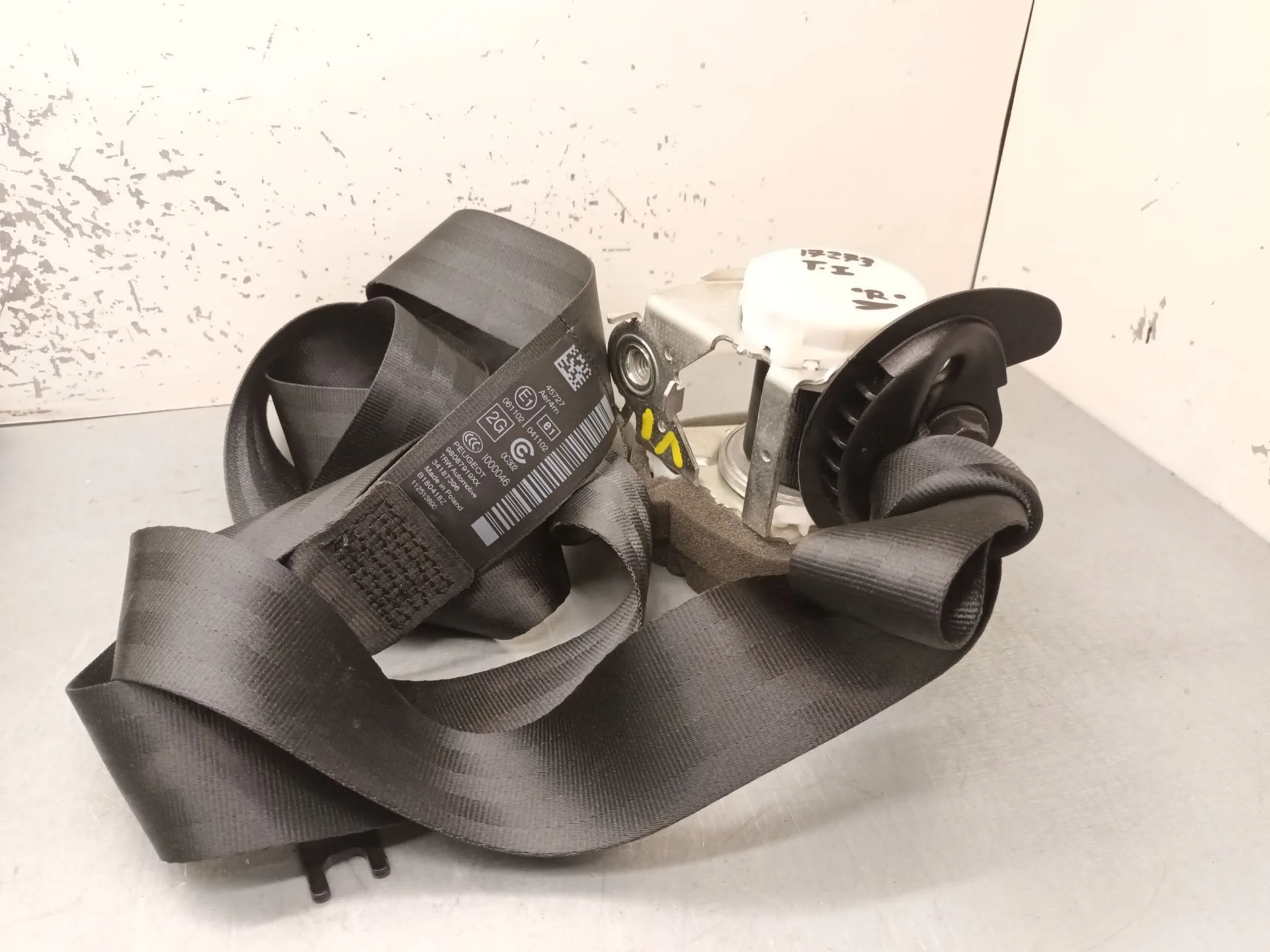 Cinturon Seguridad Trasero Izquierdo para Peugeot 308 Ii (Lb_, Lp_, Lw_, Lh_, L3_)