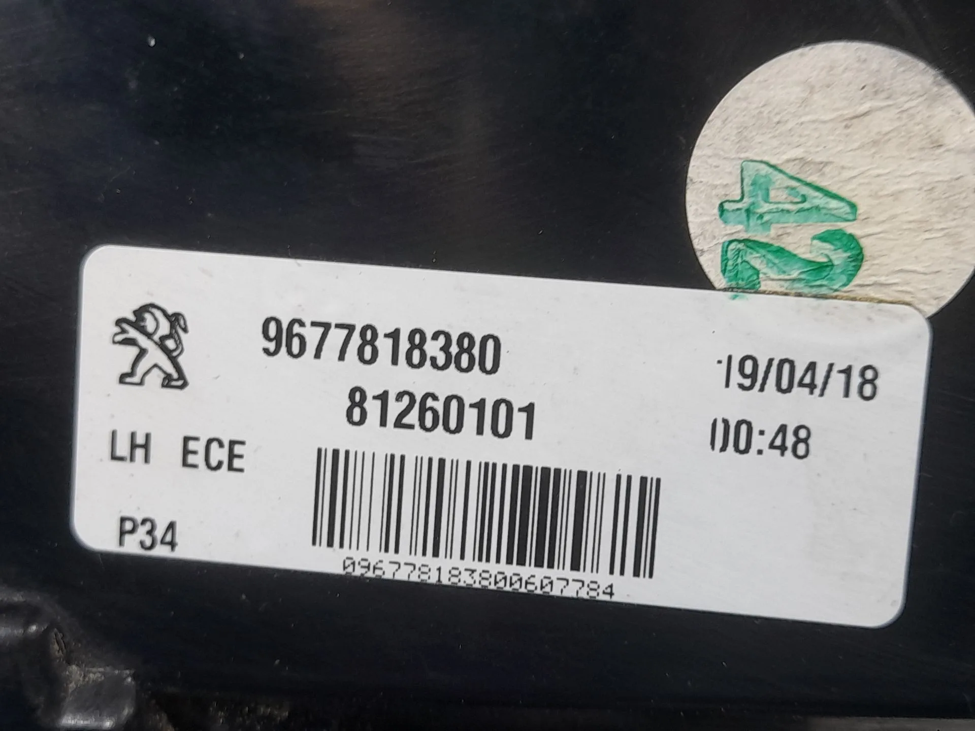 Piloto Trasero Izquierdo Interior para Peugeot 308 Ii (Lb_, Lp_, Lw_, Lh_, L3_)