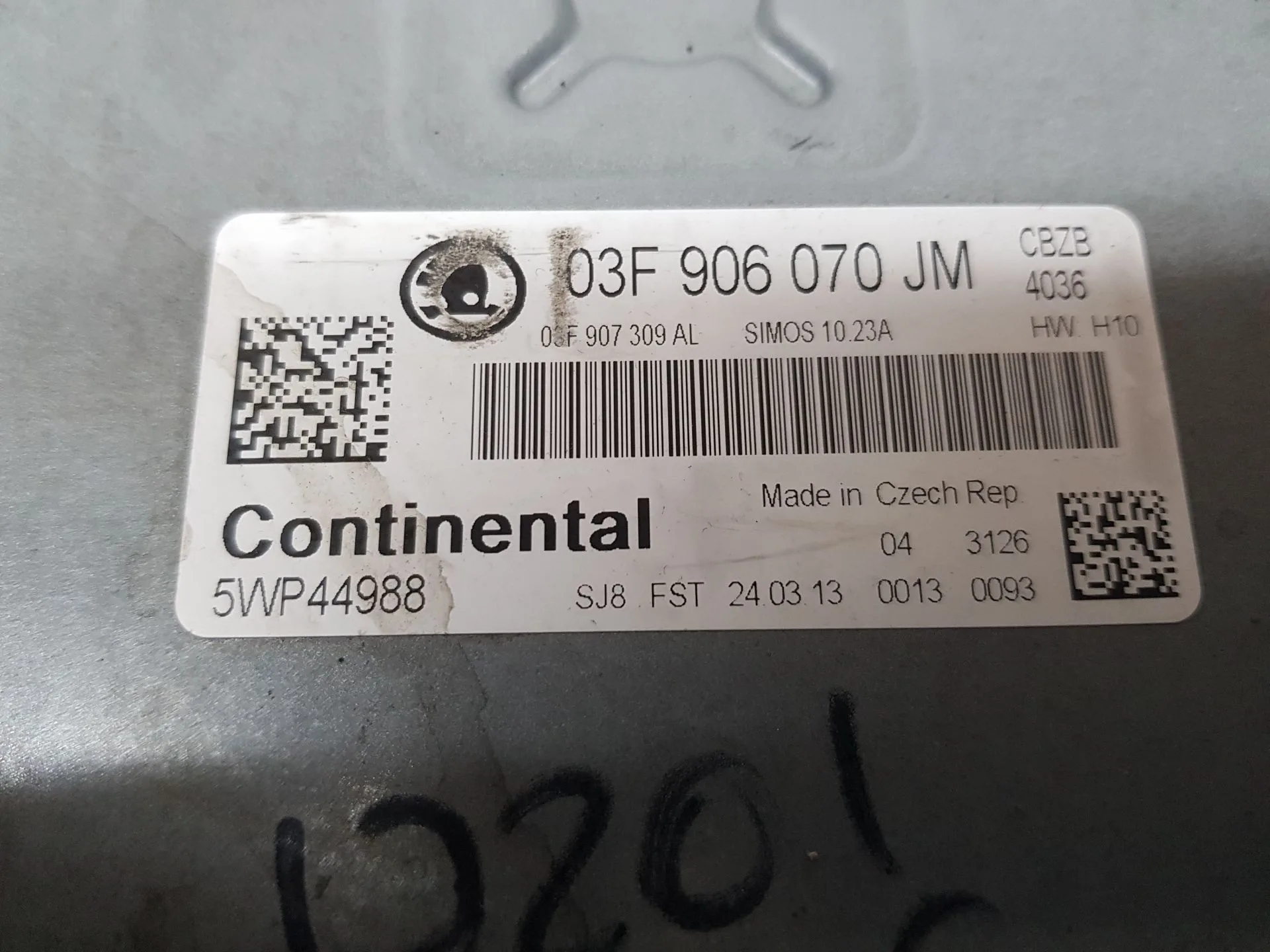 Centralita Motor Uce para Skoda Rapid (Nh3, Nk3, Nk6)