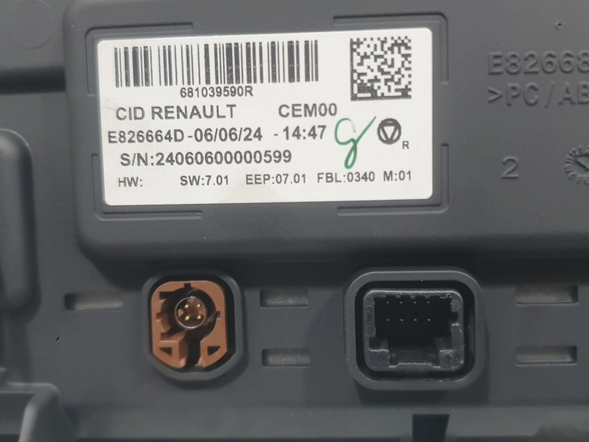 Sistema Navegacion Gps para Renault Captur Ii (Hf_)