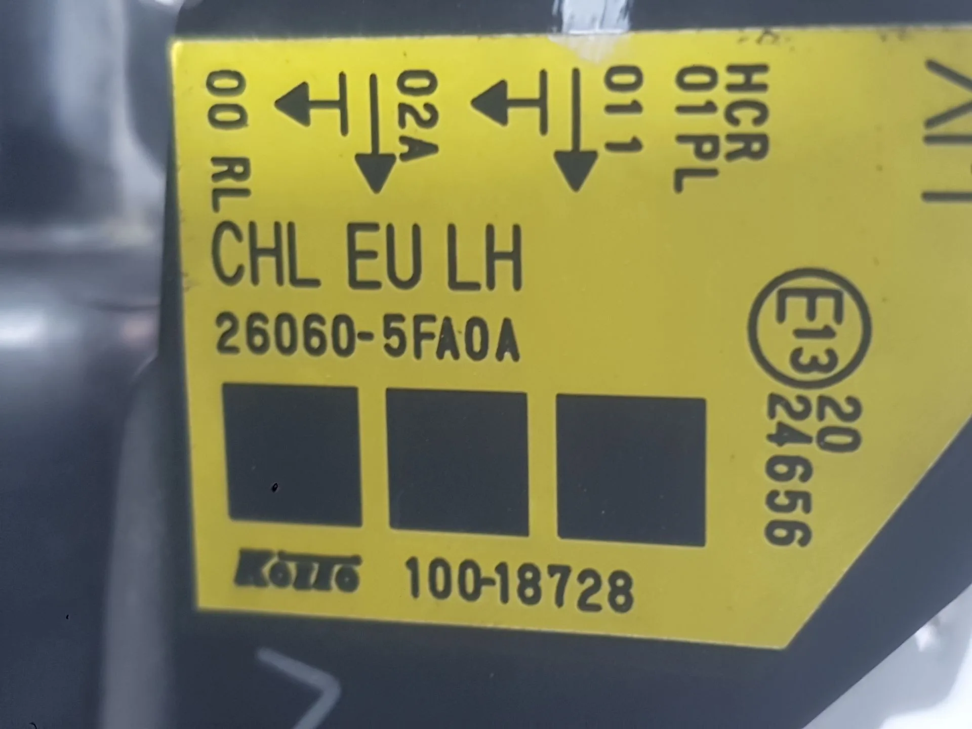 Faro Izquierdo para Nissan Micra V (K14)