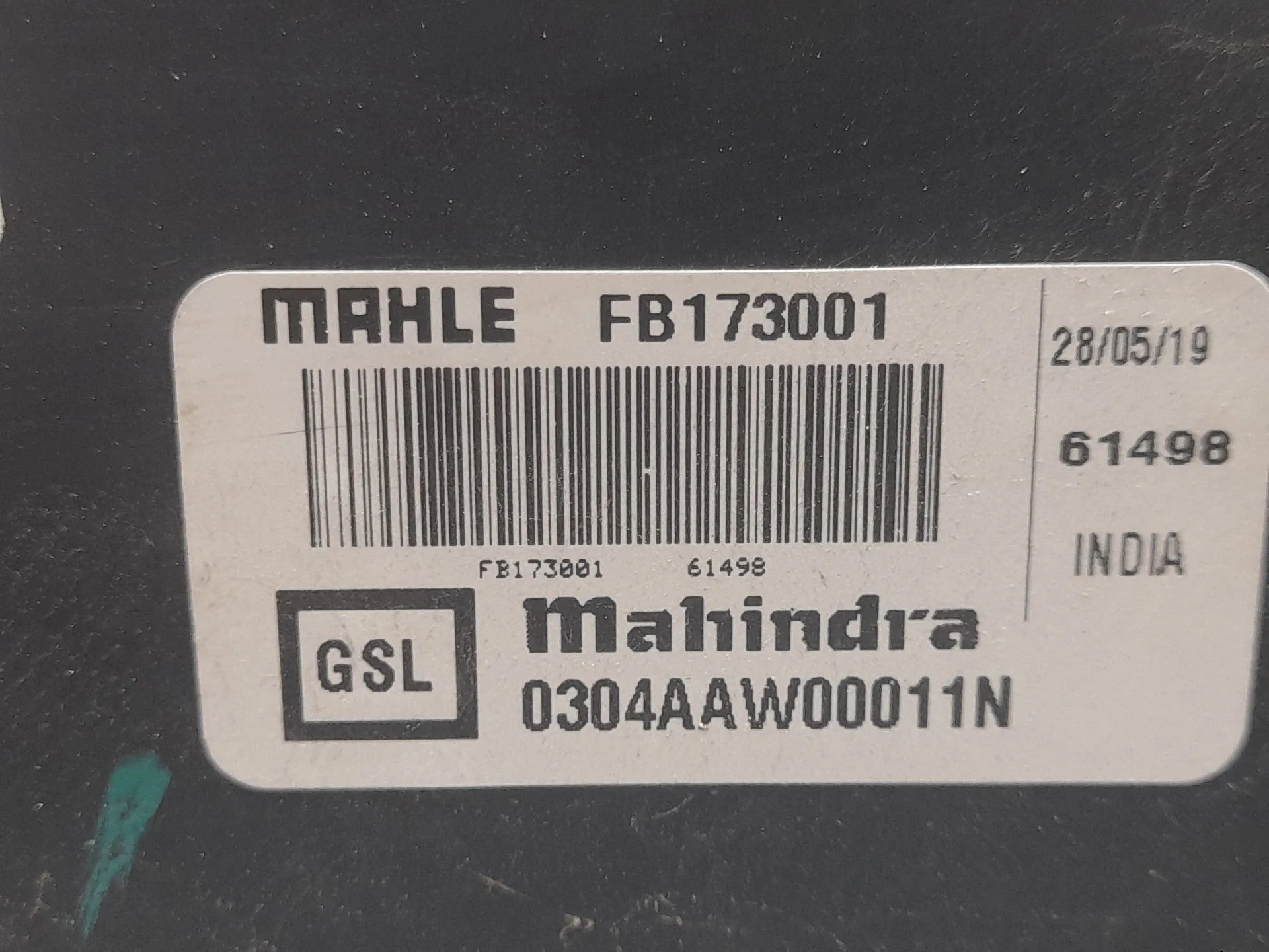 Electroventilador para Mahindra Kuv 100 Nxt