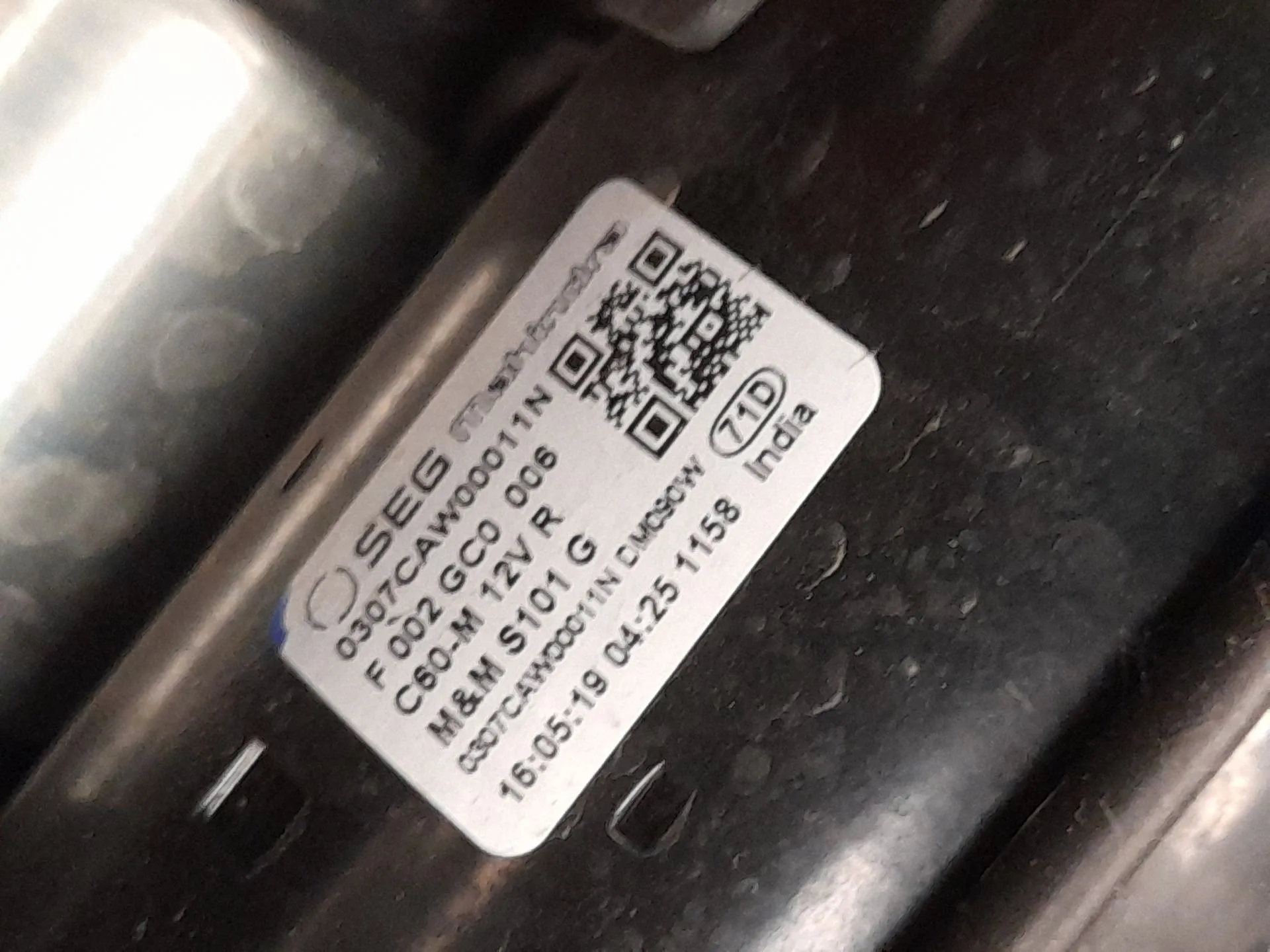 Motor Arranque para Mahindra Kuv 100 Nxt