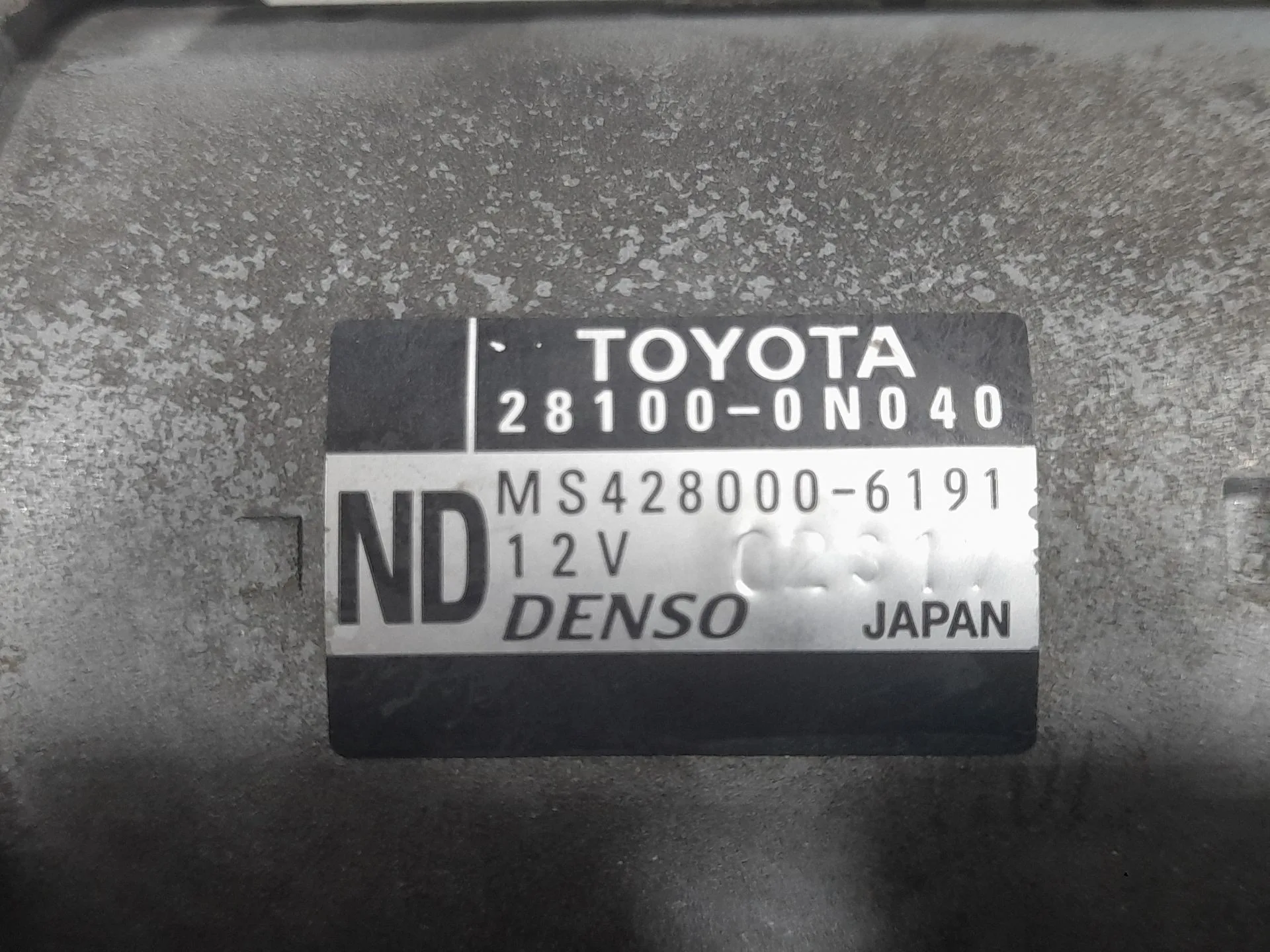 Motor Arranque para Toyota Auris (_E18_)