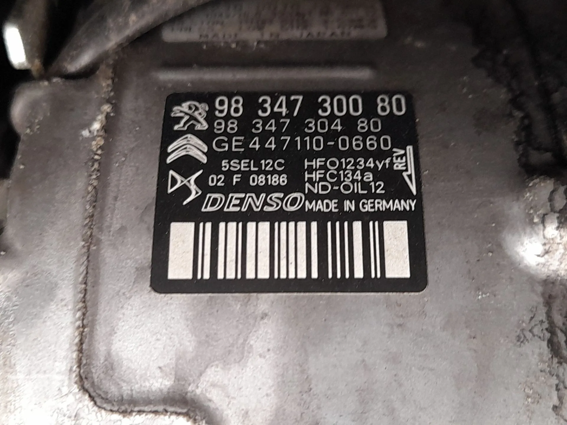 Compresor Aire Acondicionado para Peugeot 208 Ii (Ub_, Up_, Uw_, Uj_)