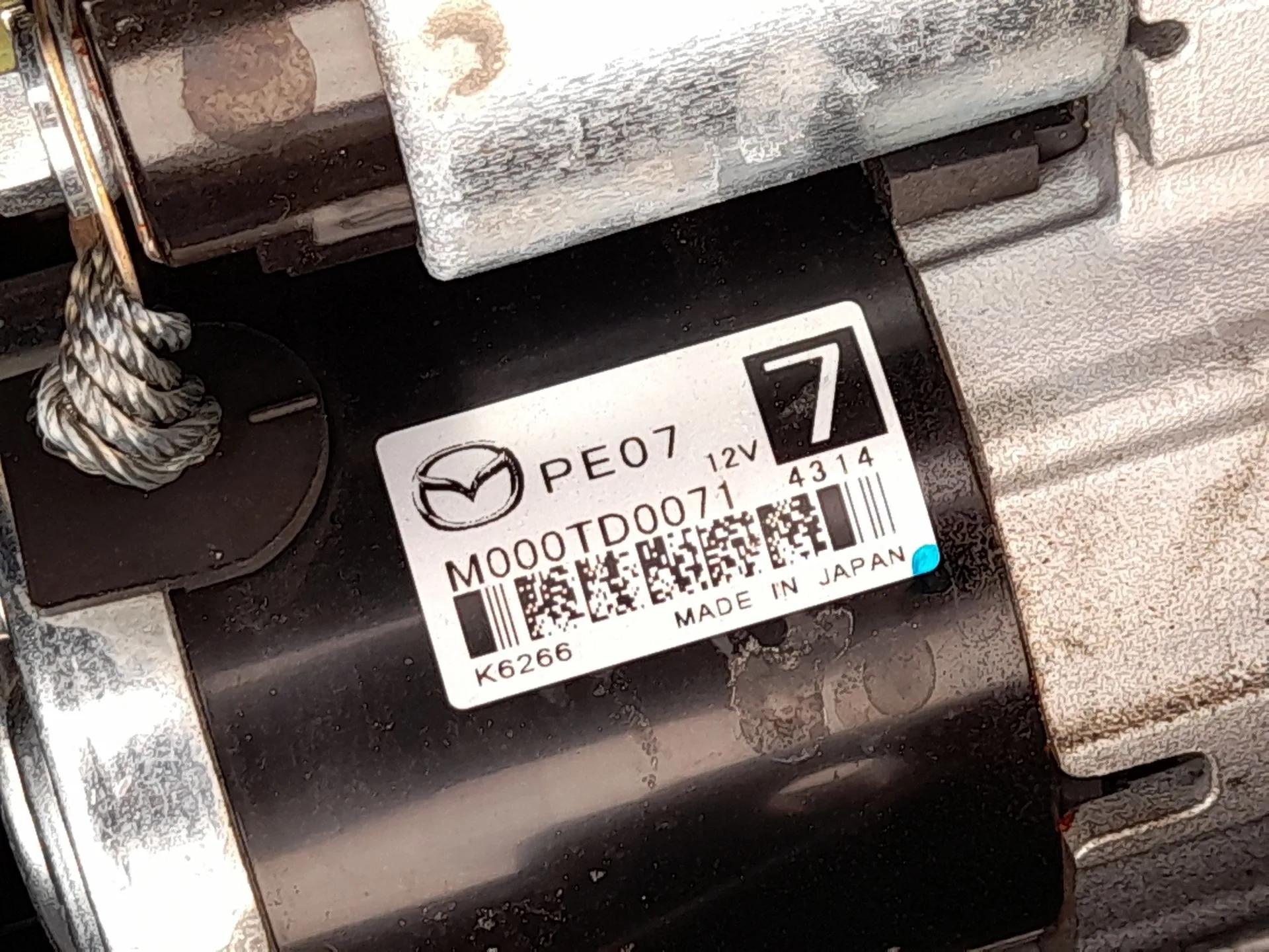 Motor Arranque para Mazda Cx-30 (Dm, Dt, Ed)