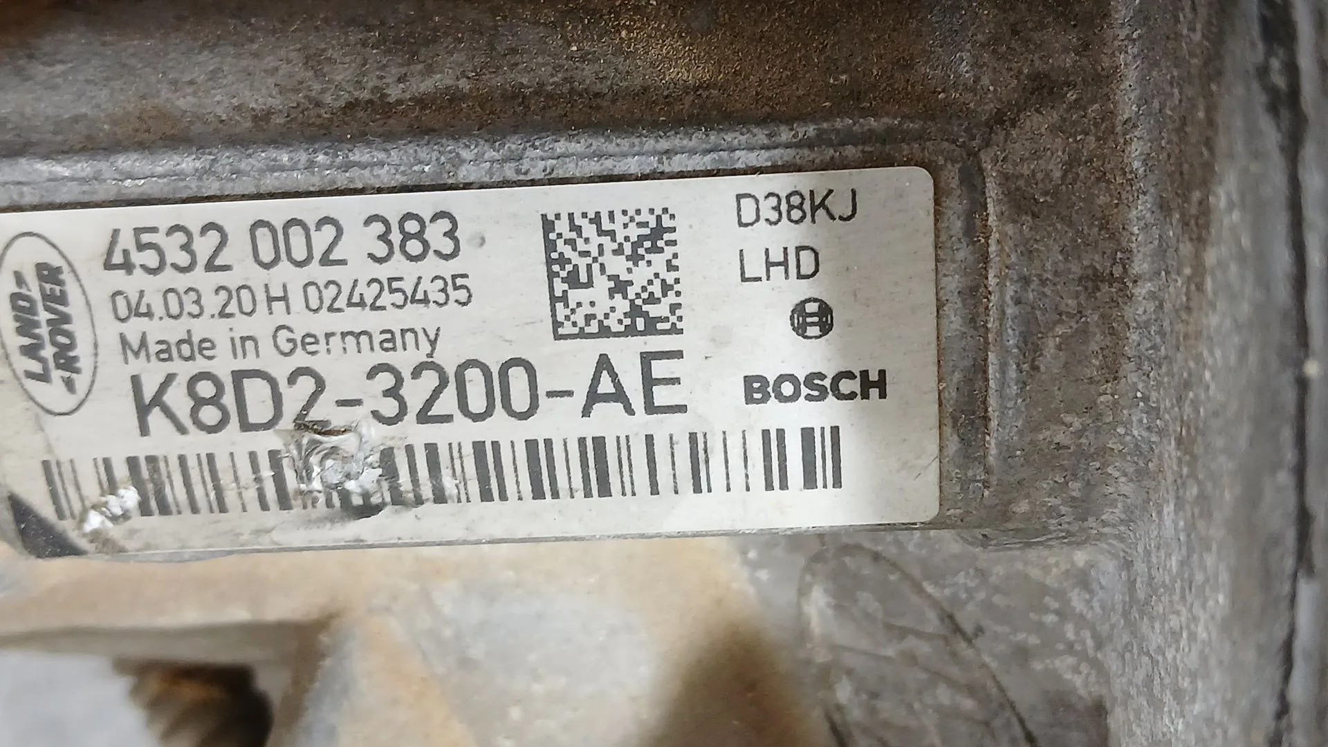 Cremallera Direccion para Land Rover Range Rover Evoque (L551)