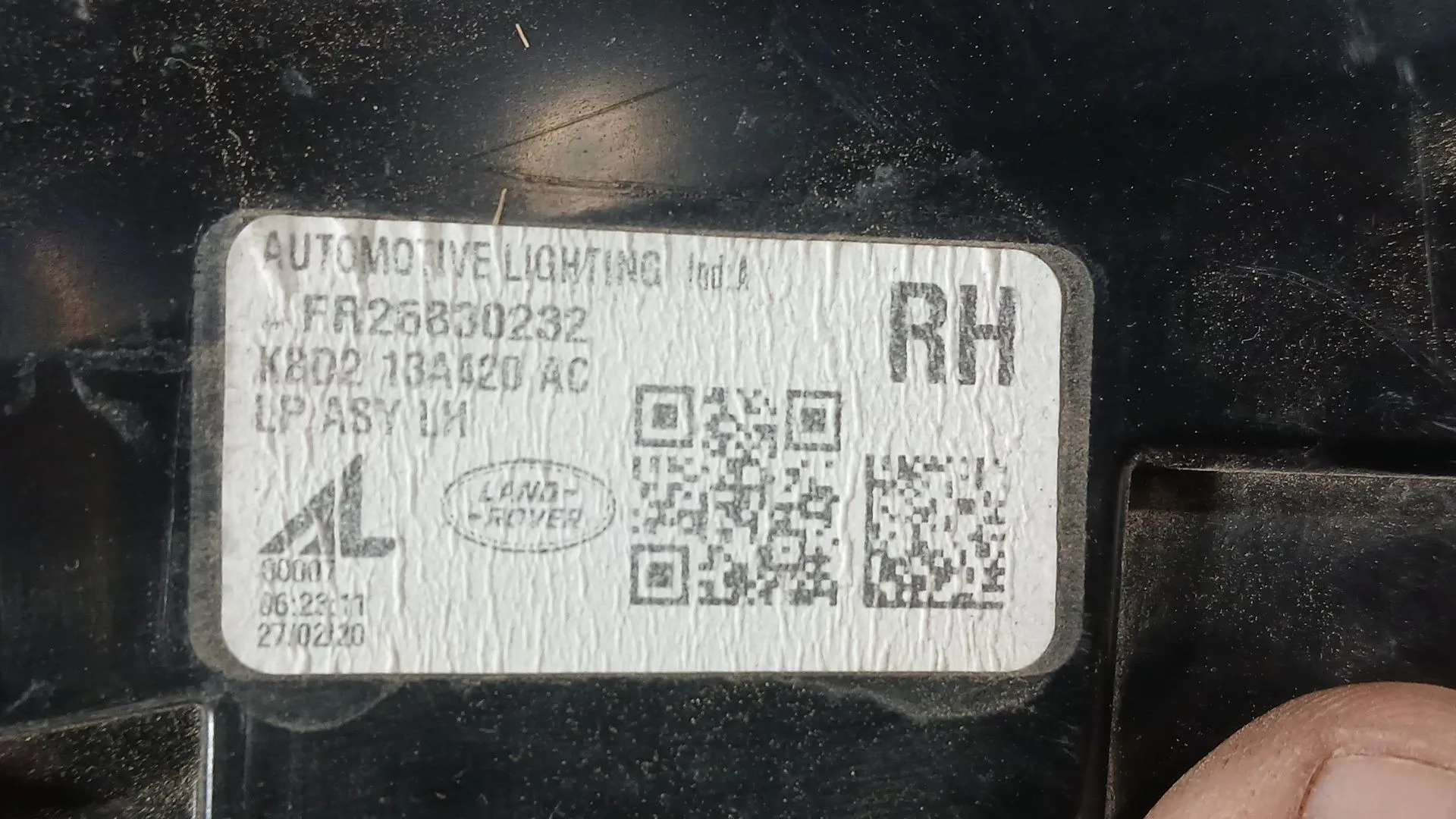 Piloto Trasero Derecho Interior para Land Rover Range Rover Evoque (L551)