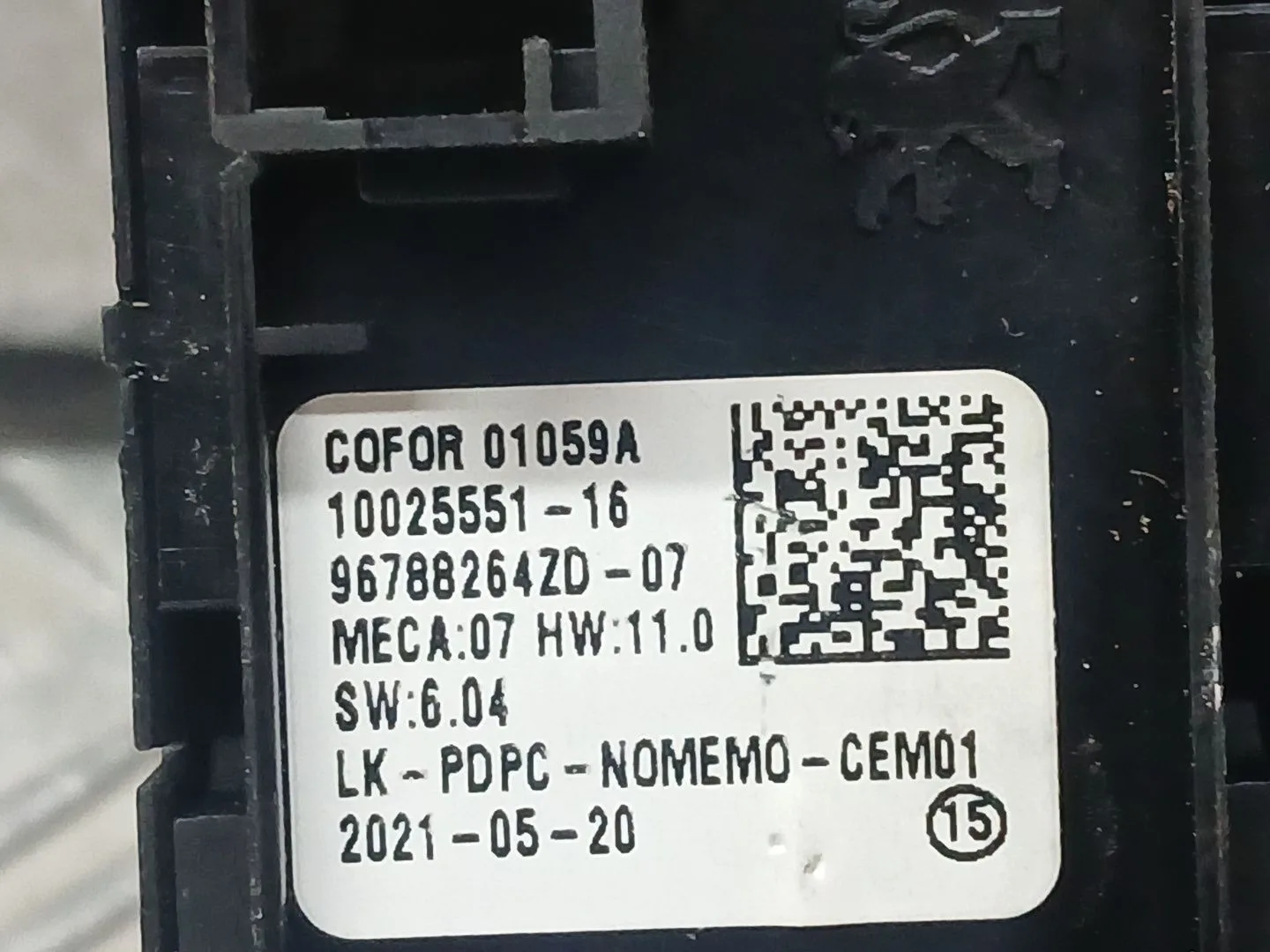 Mando Elevalunas Delantero Izquierdo para Citroën C4 Iii (Ba_, Bb_, Bc_)