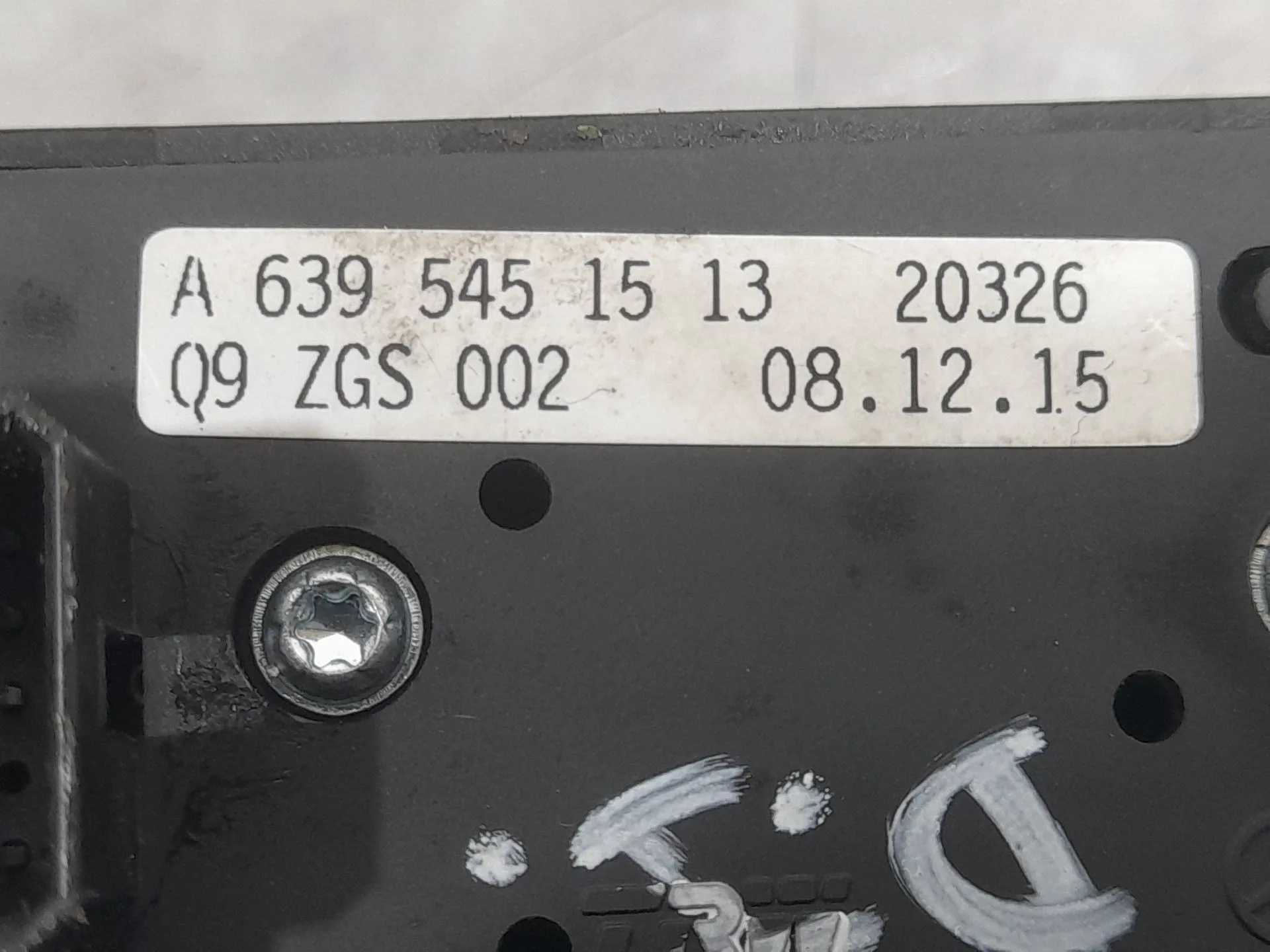 Mando Elevalunas Delantero Izquierdo para Mercedes-Benz Vito / Mixto Furgoneta (W639)