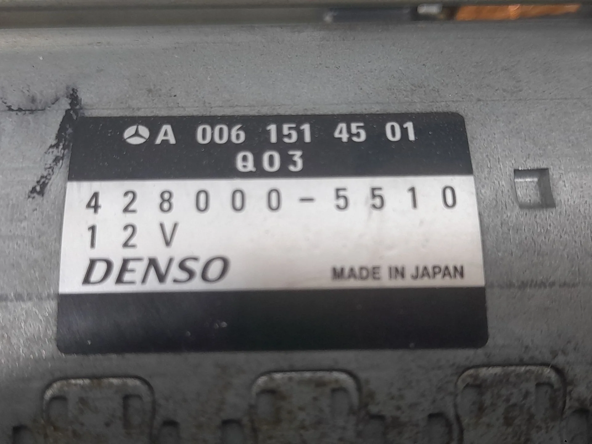 Motor Arranque para Mercedes-Benz Vito / Mixto Furgoneta (W639)