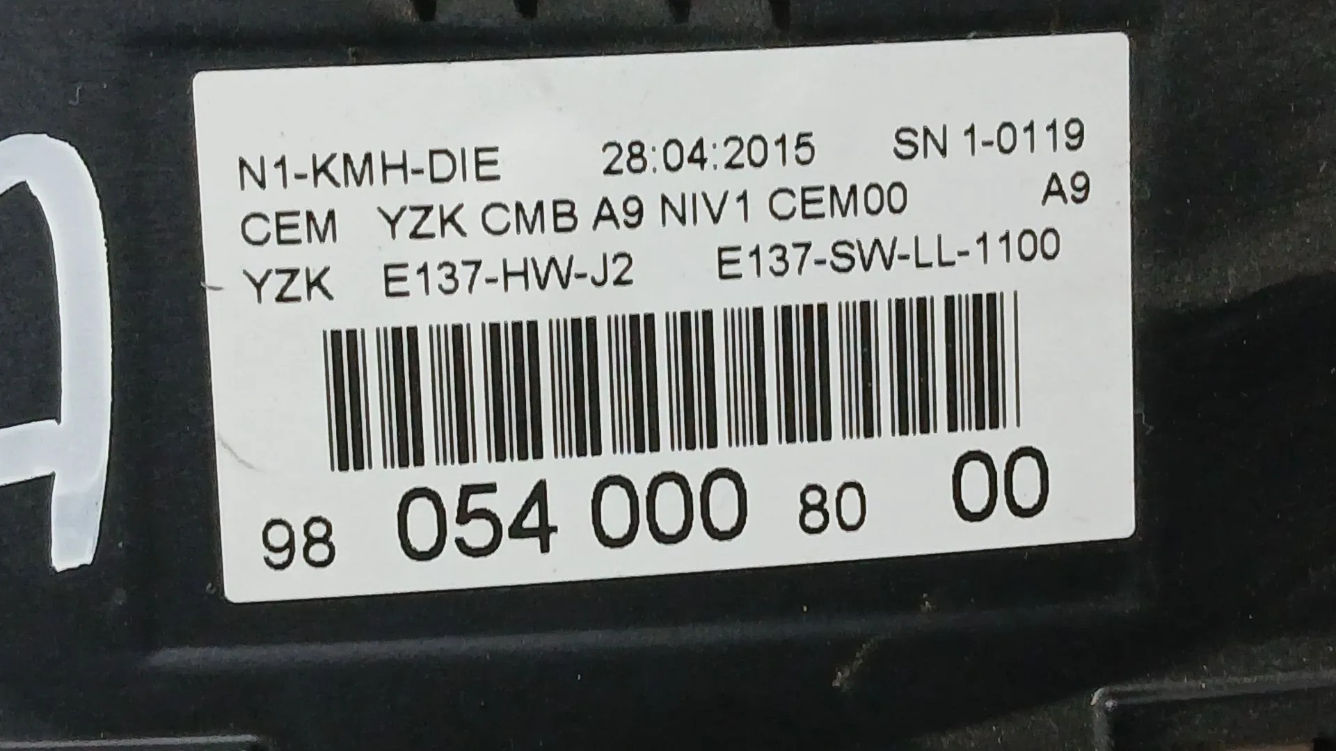 Cuadro Instrumentos para Peugeot 208 I (Ca_, Cc_)