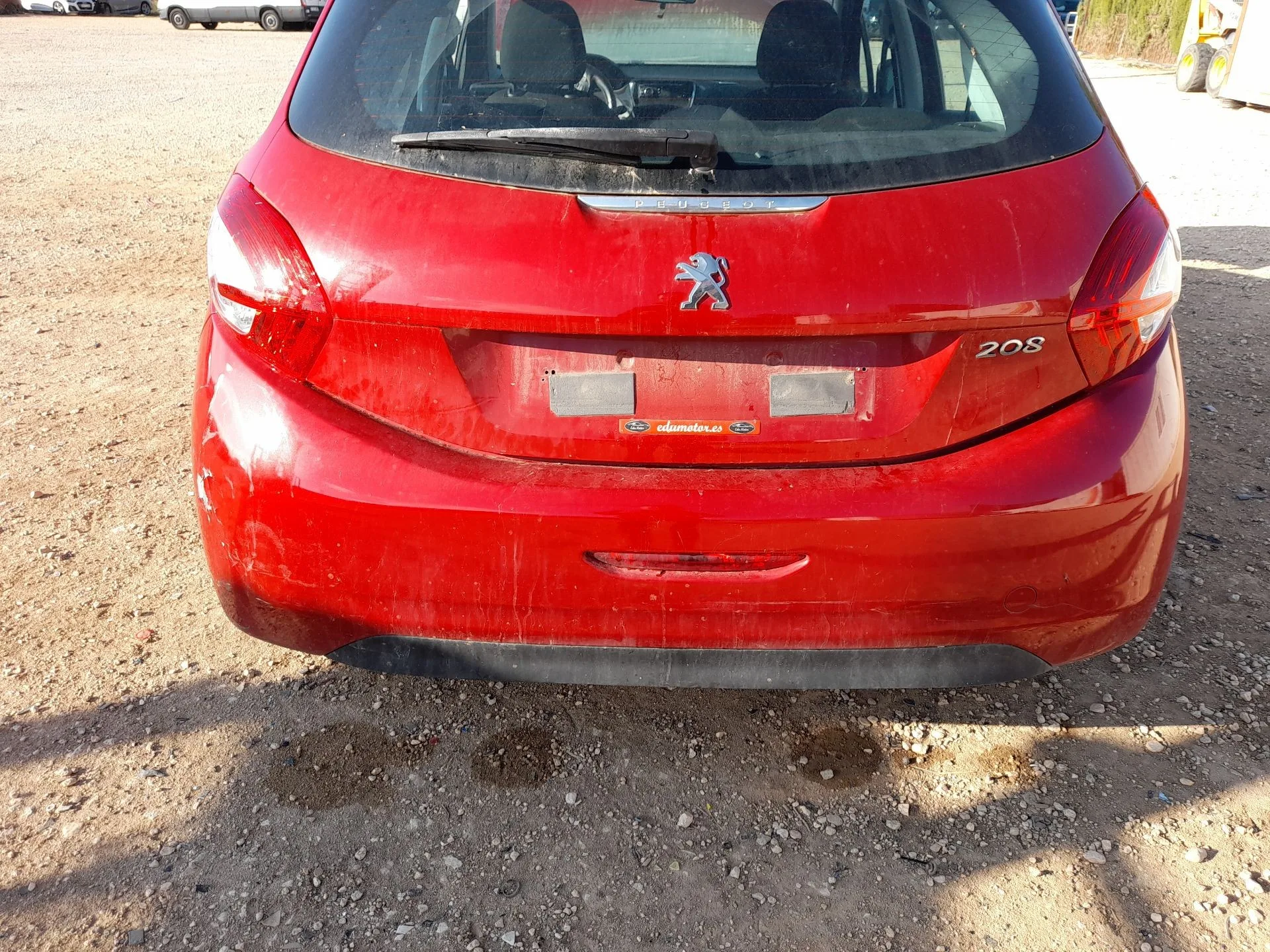 Paragolpes Trasero para Peugeot 208 I (Ca_, Cc_)