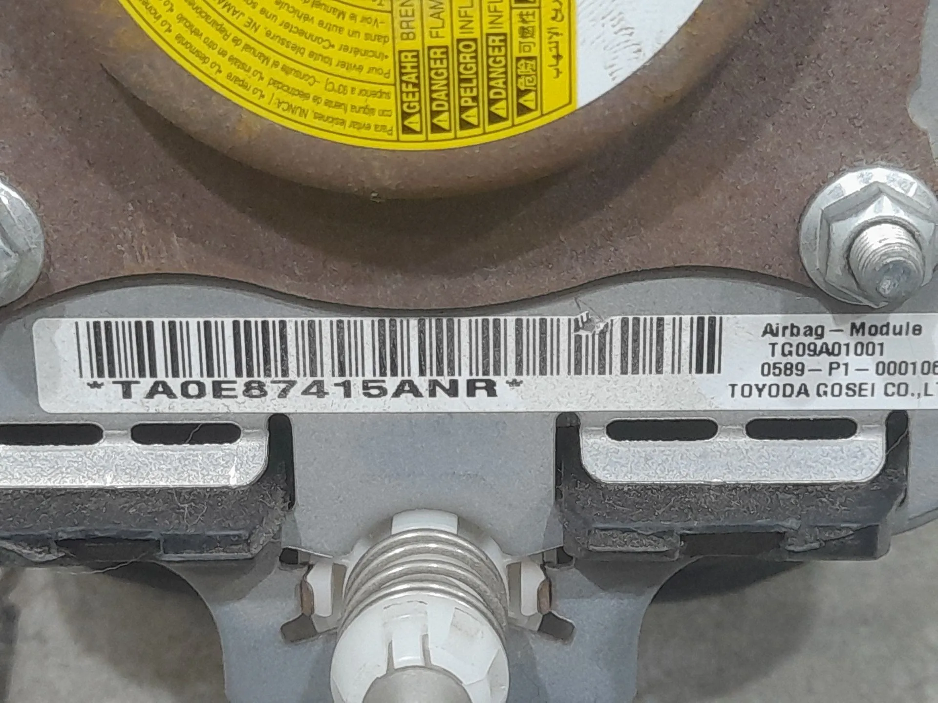 Airbag Delantero Izquierdo para Toyota Rav 4