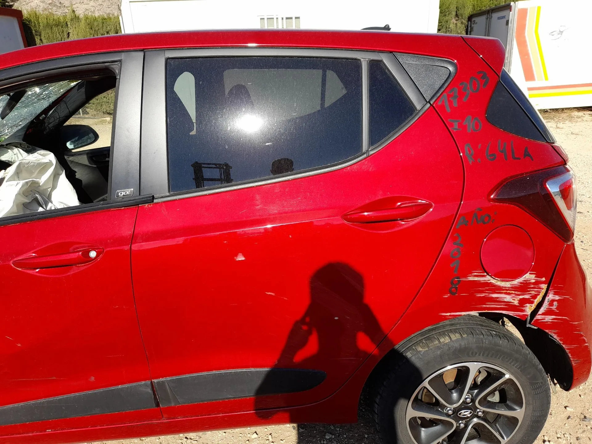 Puerta Trasera Izquierda para Hyundai I10 Ii (Ba, Ia)