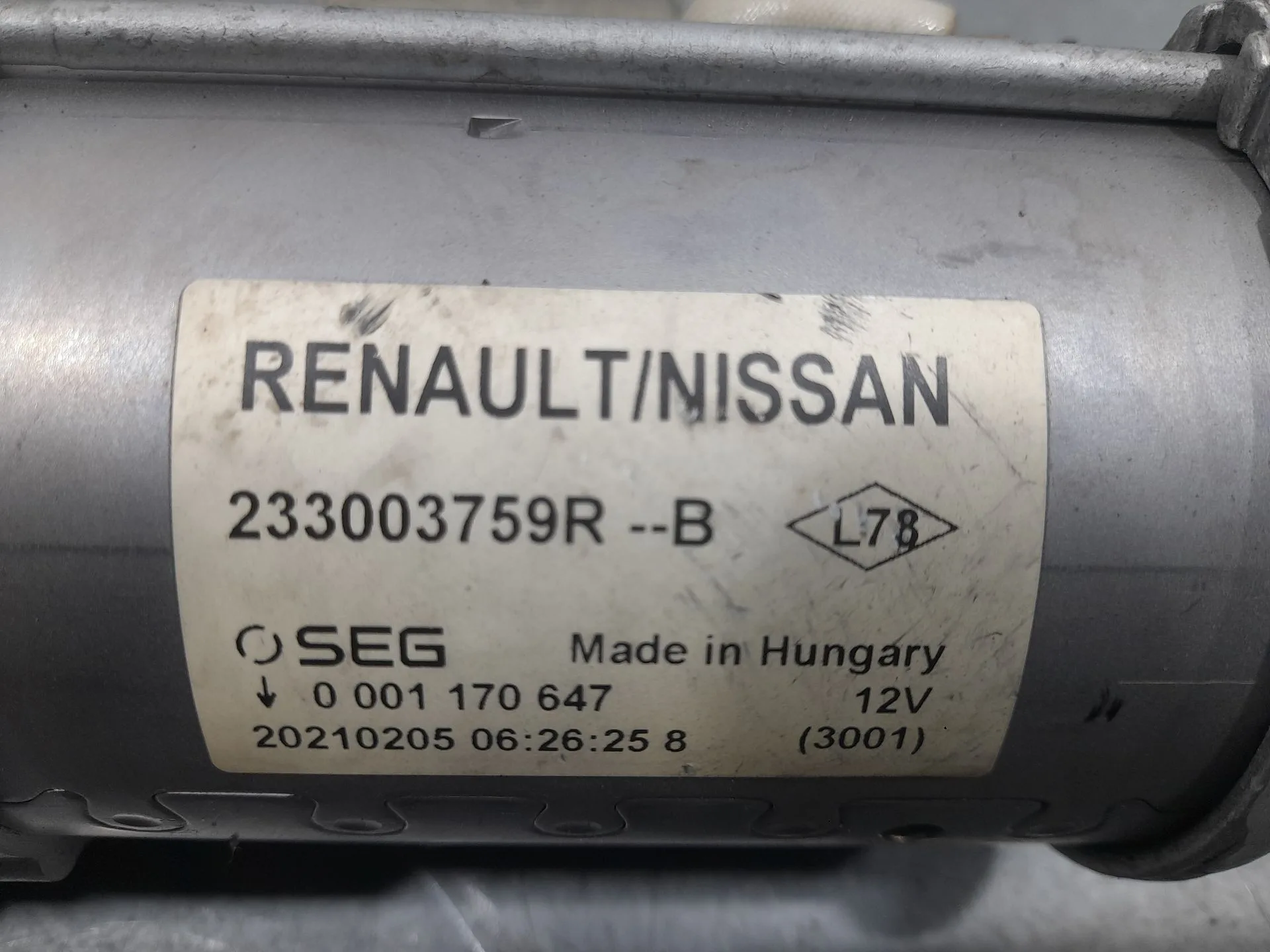 Motor Arranque para Dacia Lodgy (Js_)