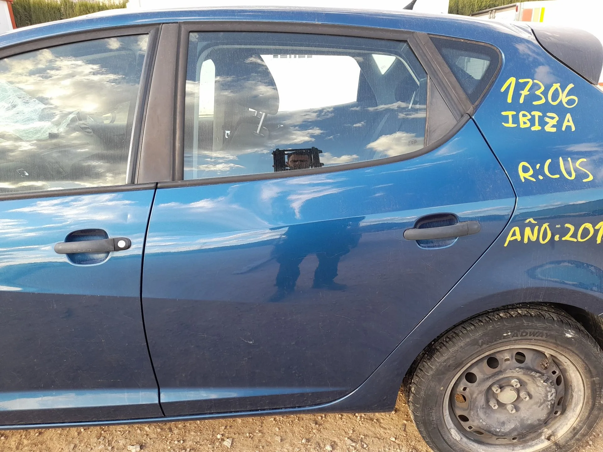 Puerta Trasera Izquierda para Seat Ibiza Iv (6J5, 6P1)