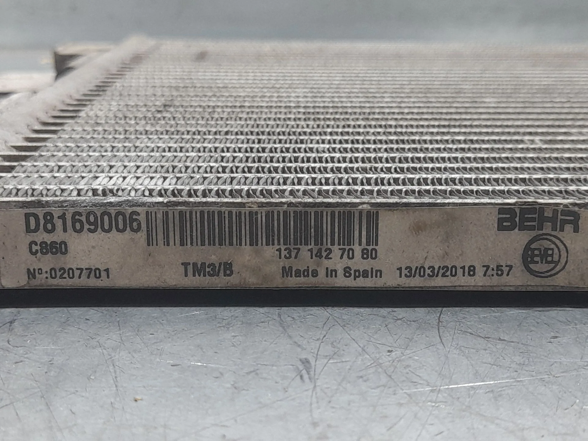 Condensador / Radiador Aire Acondicionado para Citroën Jumper Iii Furgoneta