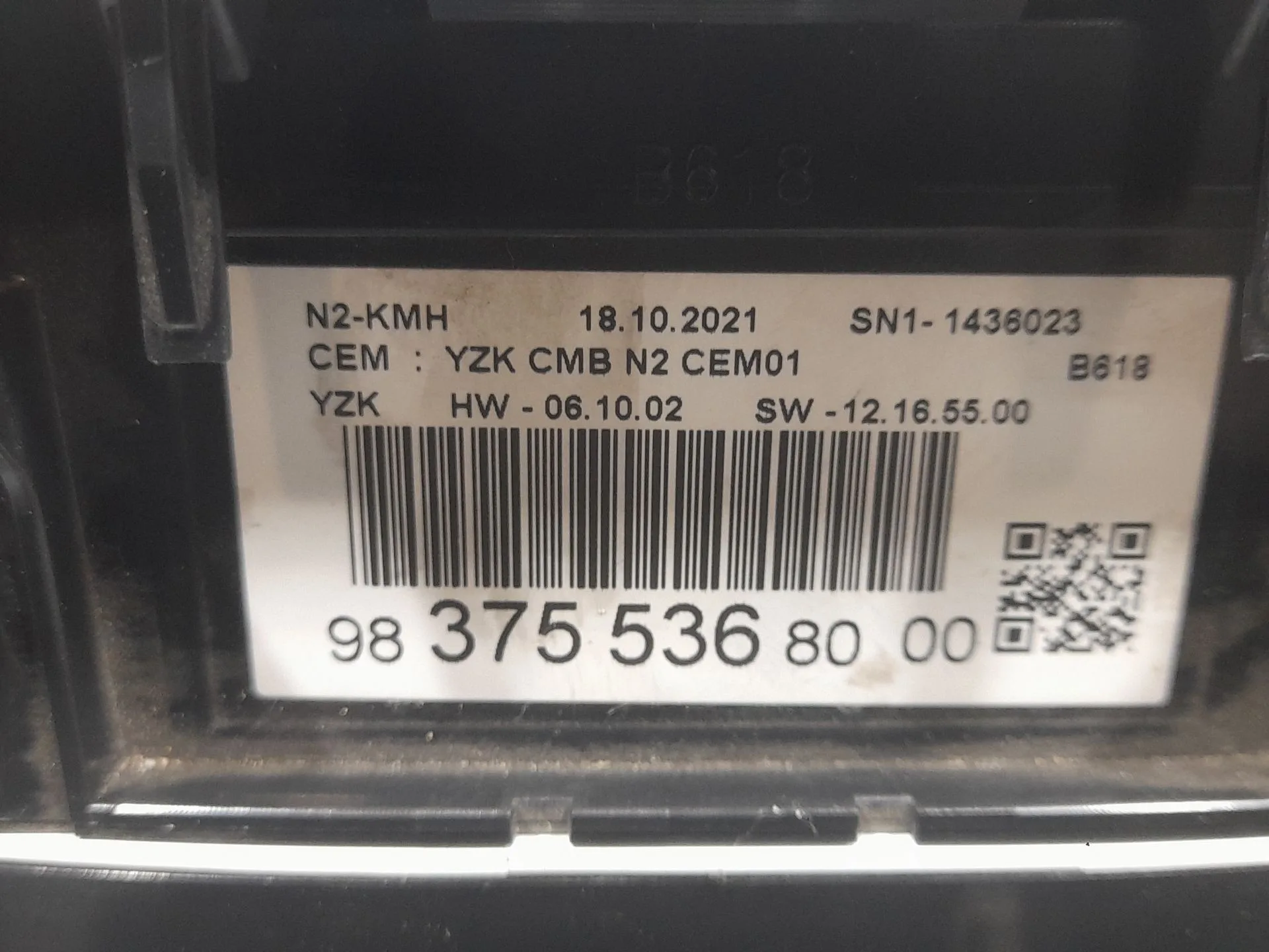 Cuadro Instrumentos para Citroën C3 Iii (Sx)