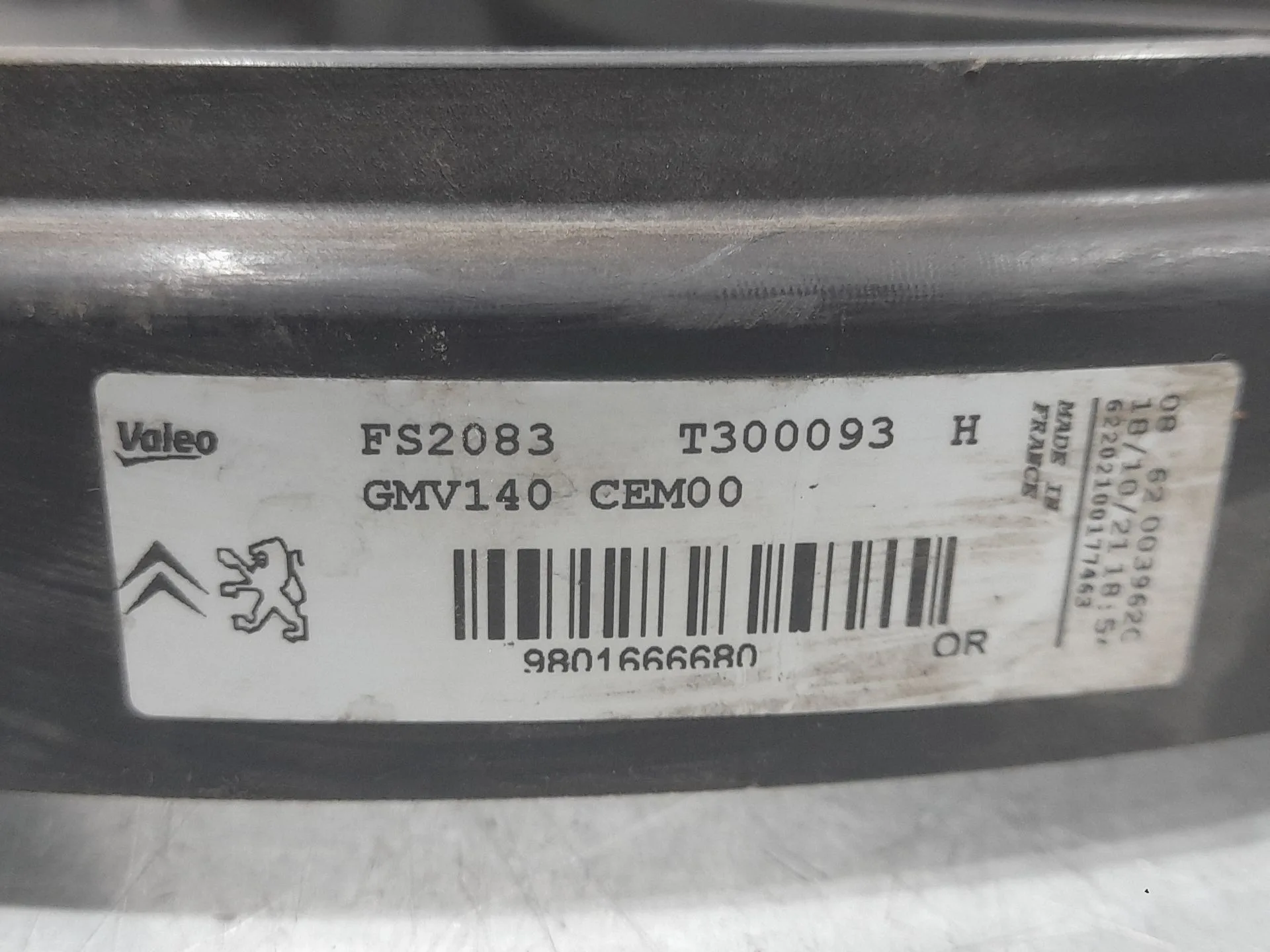 Electroventilador para Citroën C3 Iii (Sx)