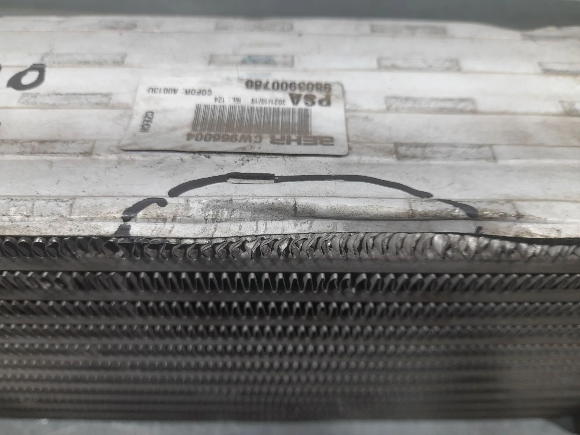 Intercooler para Citroën C3 Iii (Sx)