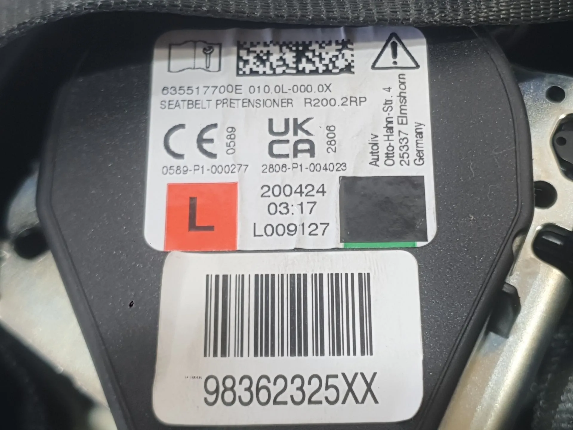 Kit Airbag para Citroën C3 Iii (Sx)