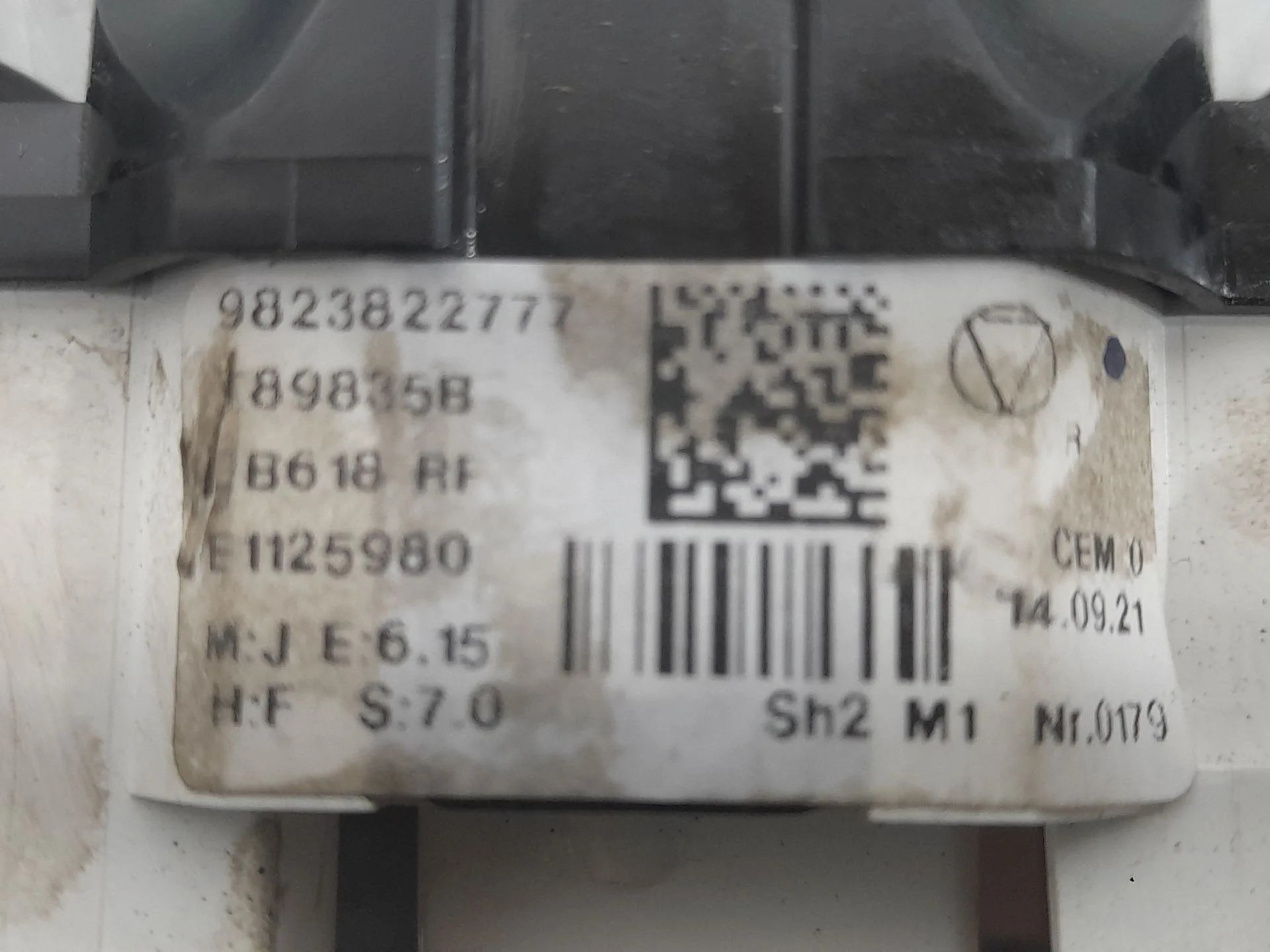 Mando Calefaccion / Aire Acondicionado para Citroën C3 Iii (Sx)