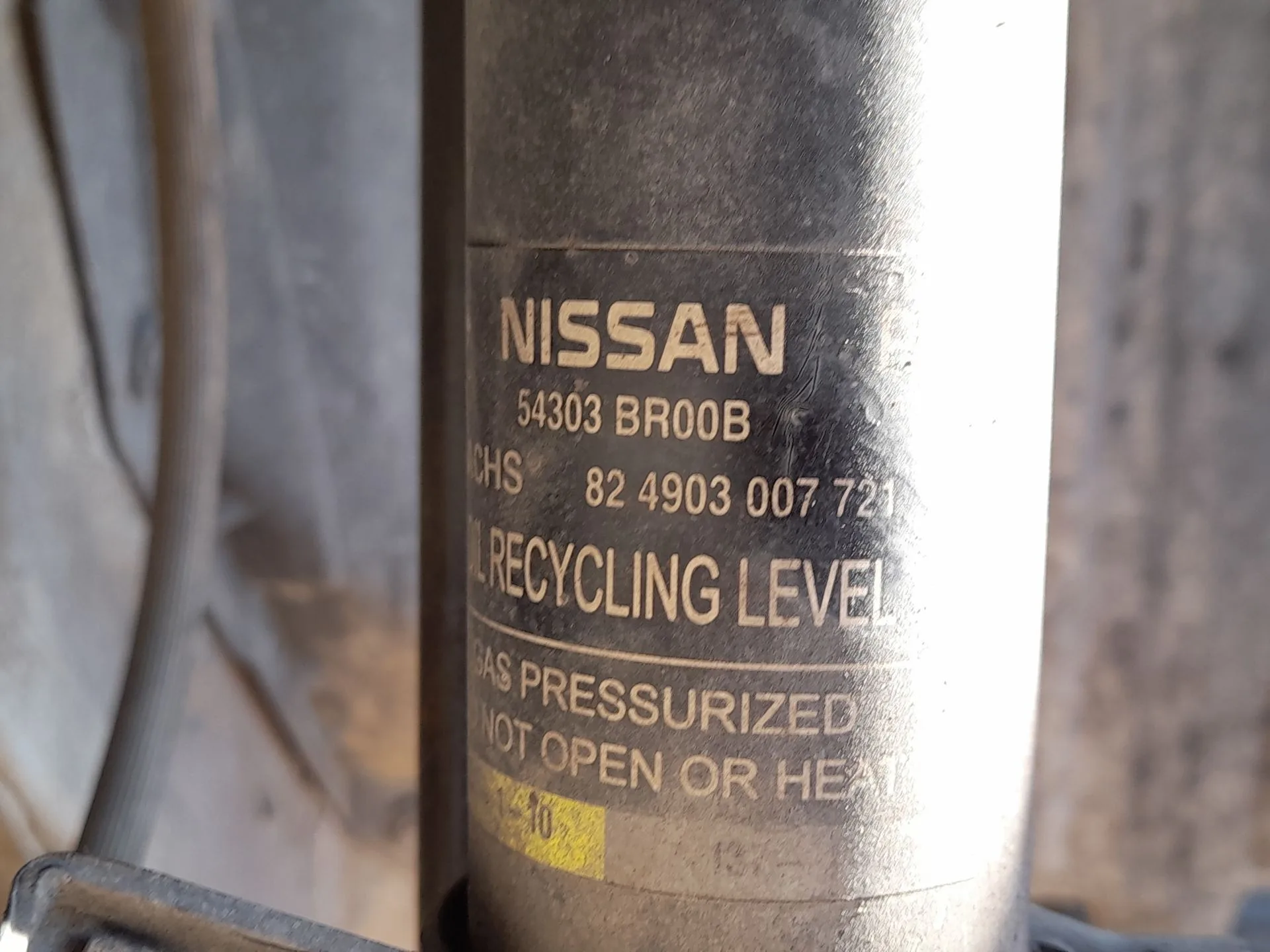 Amortiguador Delantero Izquierdo para Nissan Qashqai I (J10, Nj10)