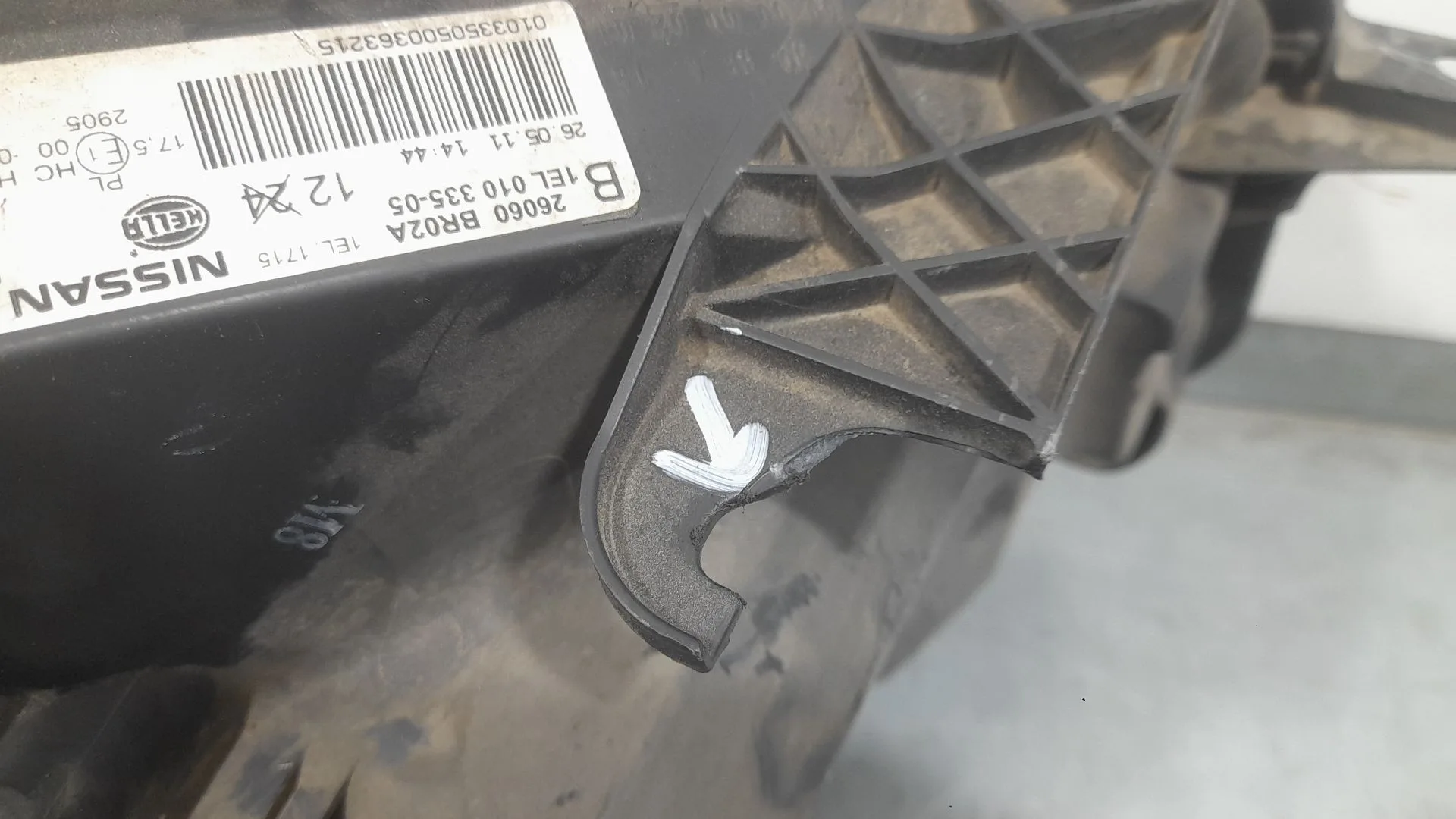 Faro Izquierdo para Nissan Qashqai I (J10, Nj10)