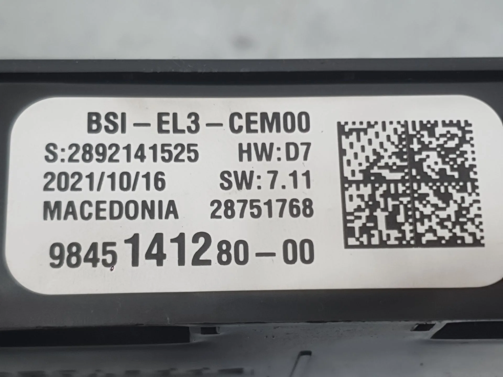 Caja Reles / Fusibles para Citroën C3 Iii (Sx)