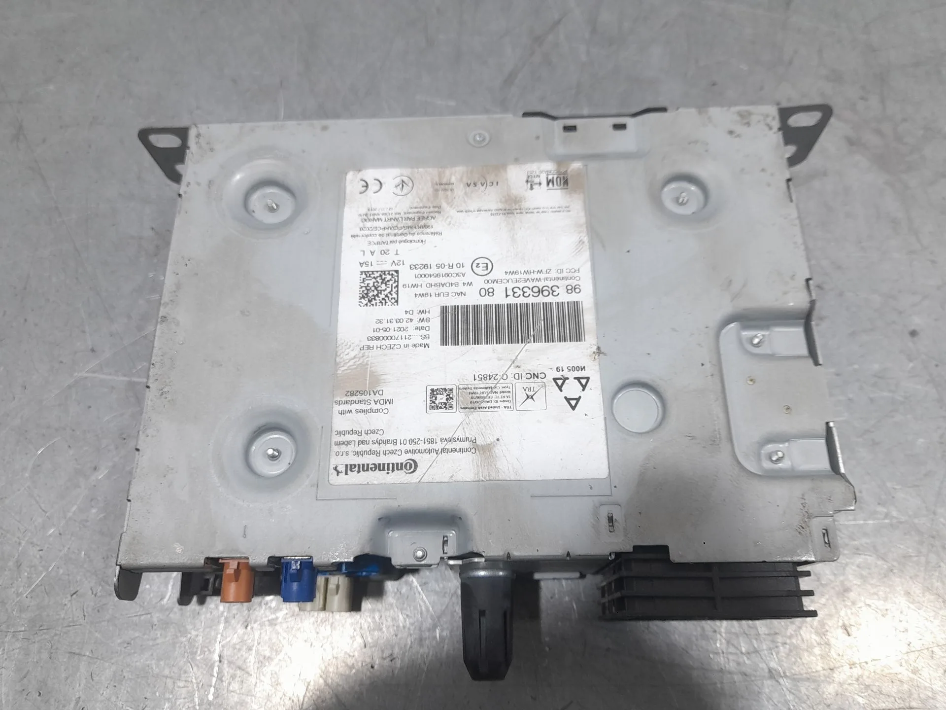 Sistema Audio / Radio para Peugeot 2008 Ii (Ud_, Us_, Uy_, Uj_, Ur_, Uc_)