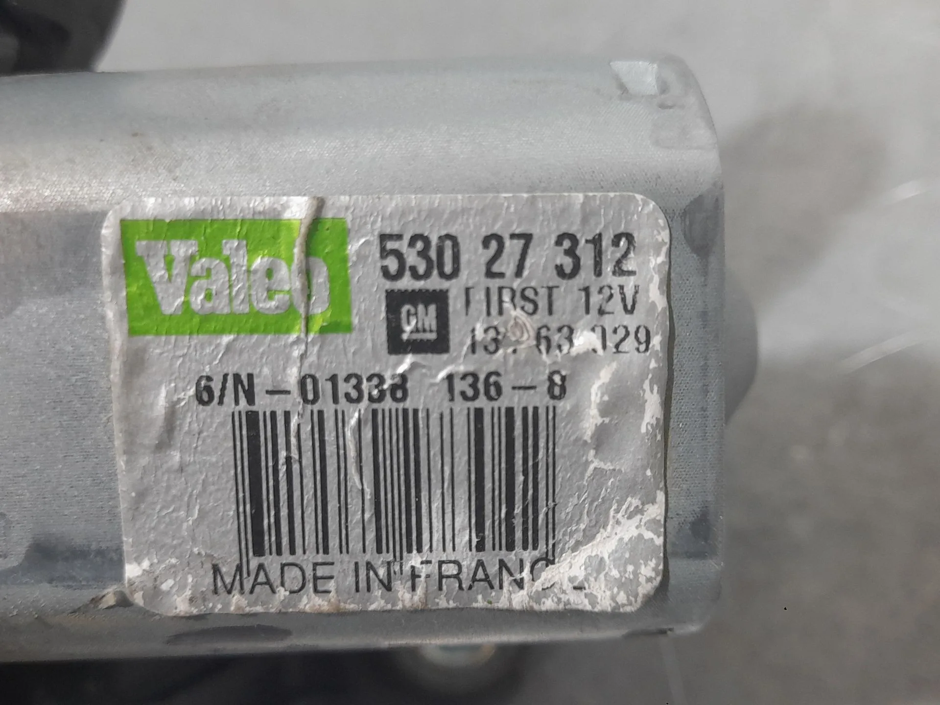 Motor Limpia Trasero para Opel Corsa D