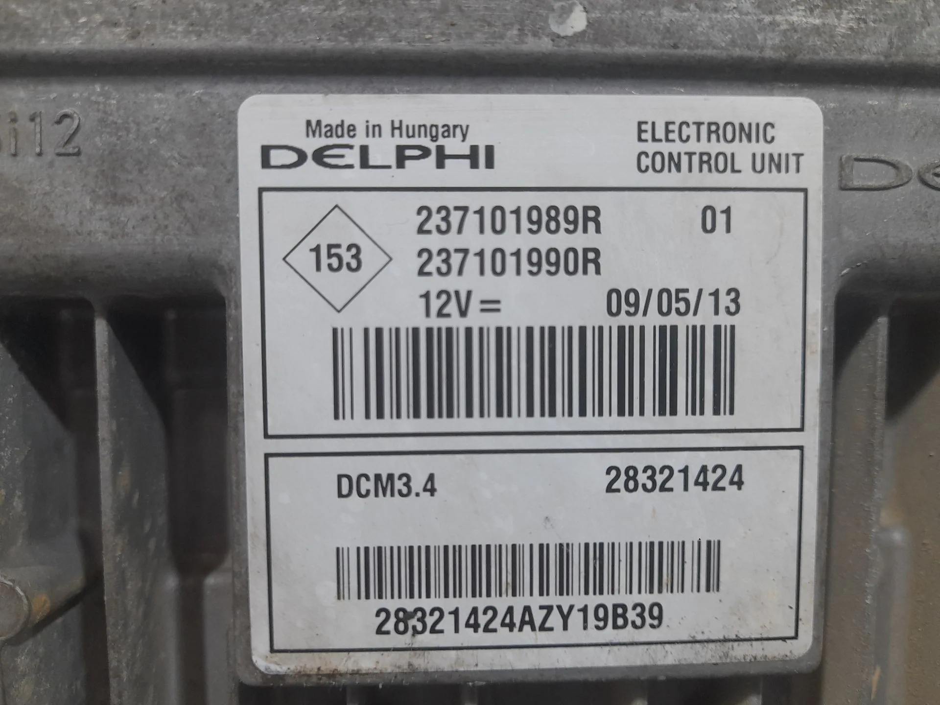 Centralita Motor Uce para Renault Clio Iii (Br0/1, Cr0/1)