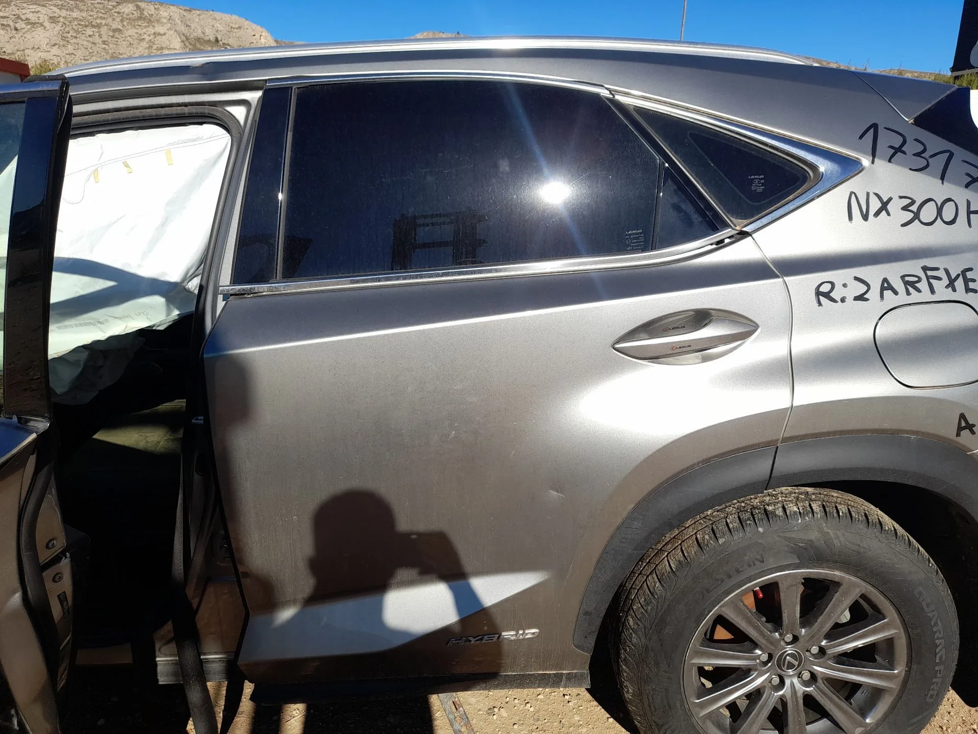 Puerta Trasera Izquierda para Lexus Nx (_Z1_)