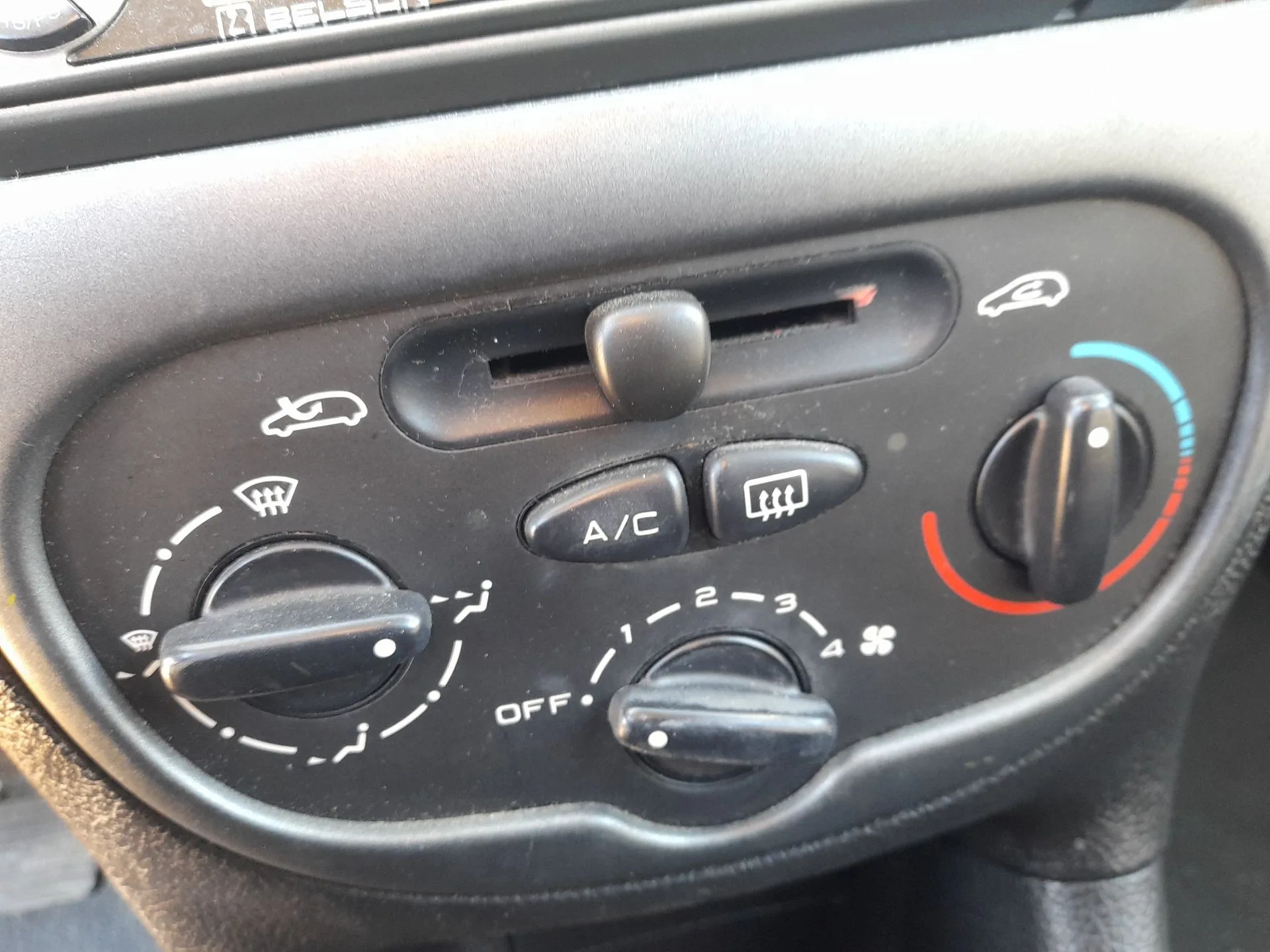 Mando Calefaccion / Aire Acondicionado para Peugeot 206 Hatchback (2A/C)