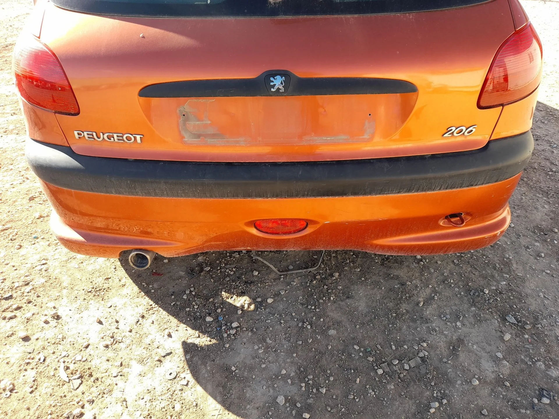 Paragolpes Trasero para Peugeot 206 Hatchback (2A/C)
