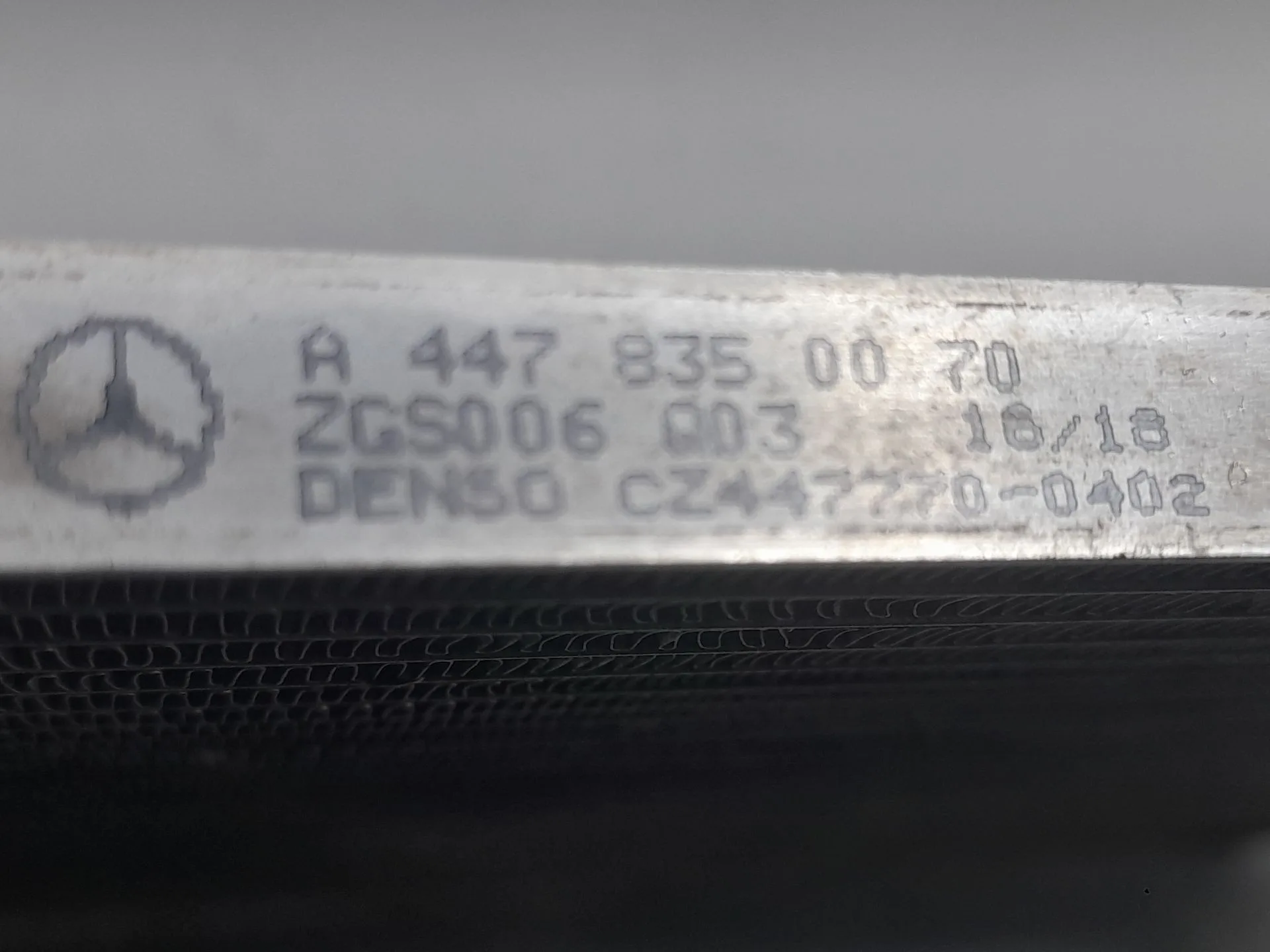 Condensador / Radiador Aire Acondicionado para Mercedes-Benz Vito Tourer (W447)