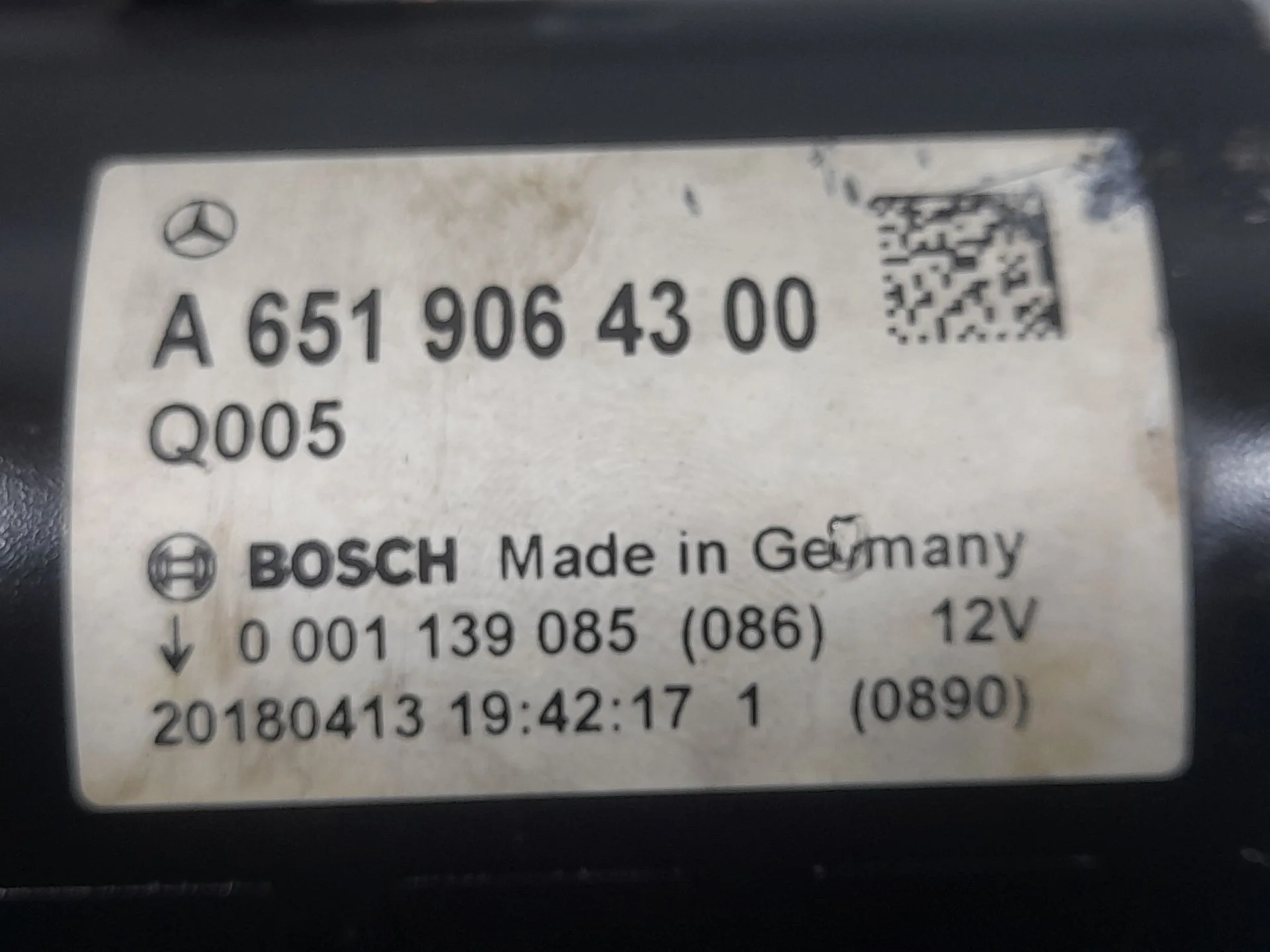 Motor Arranque para Mercedes-Benz Vito Tourer (W447)