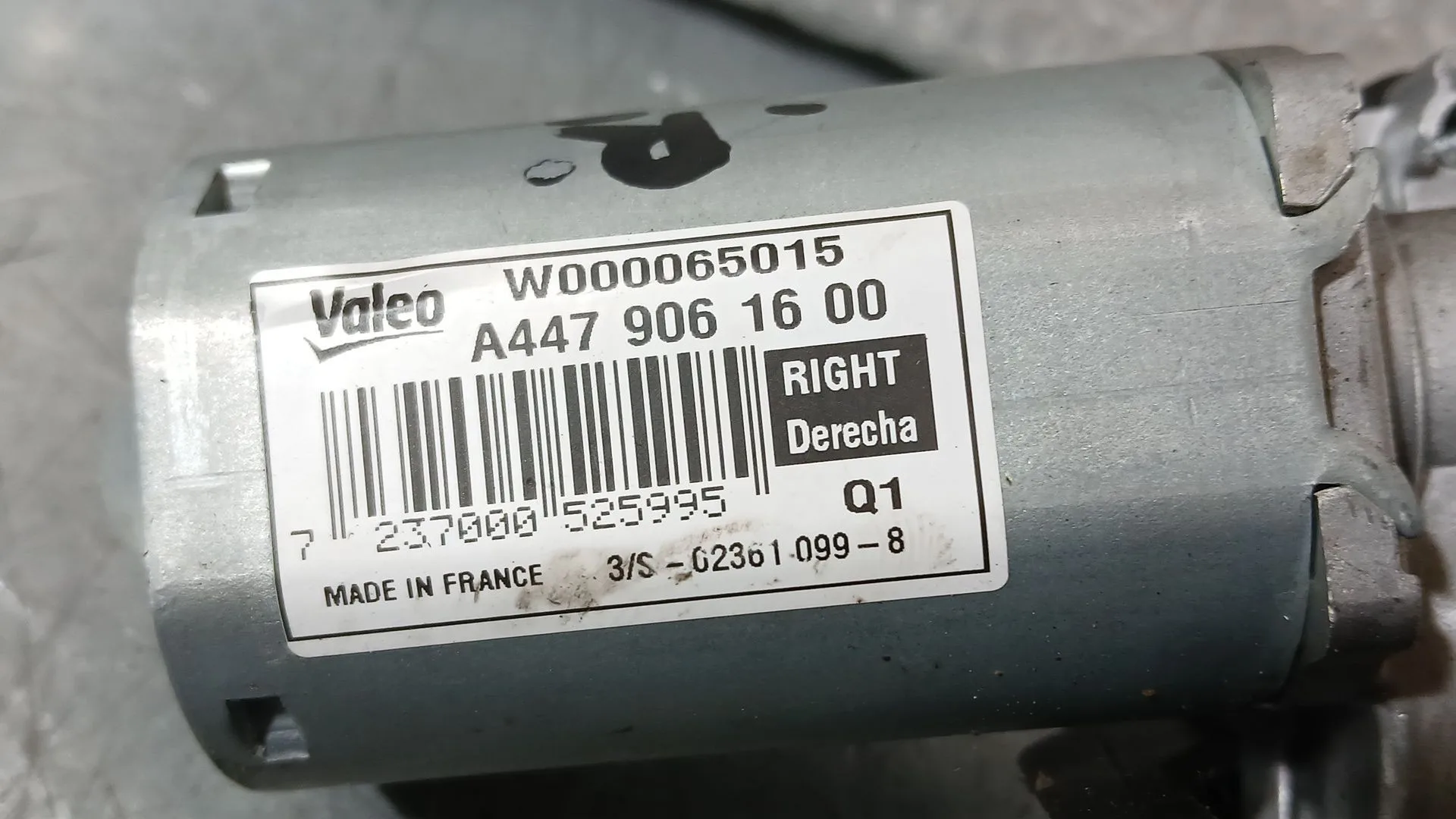 Motor Limpia Trasero para Mercedes-Benz Vito Tourer (W447)
