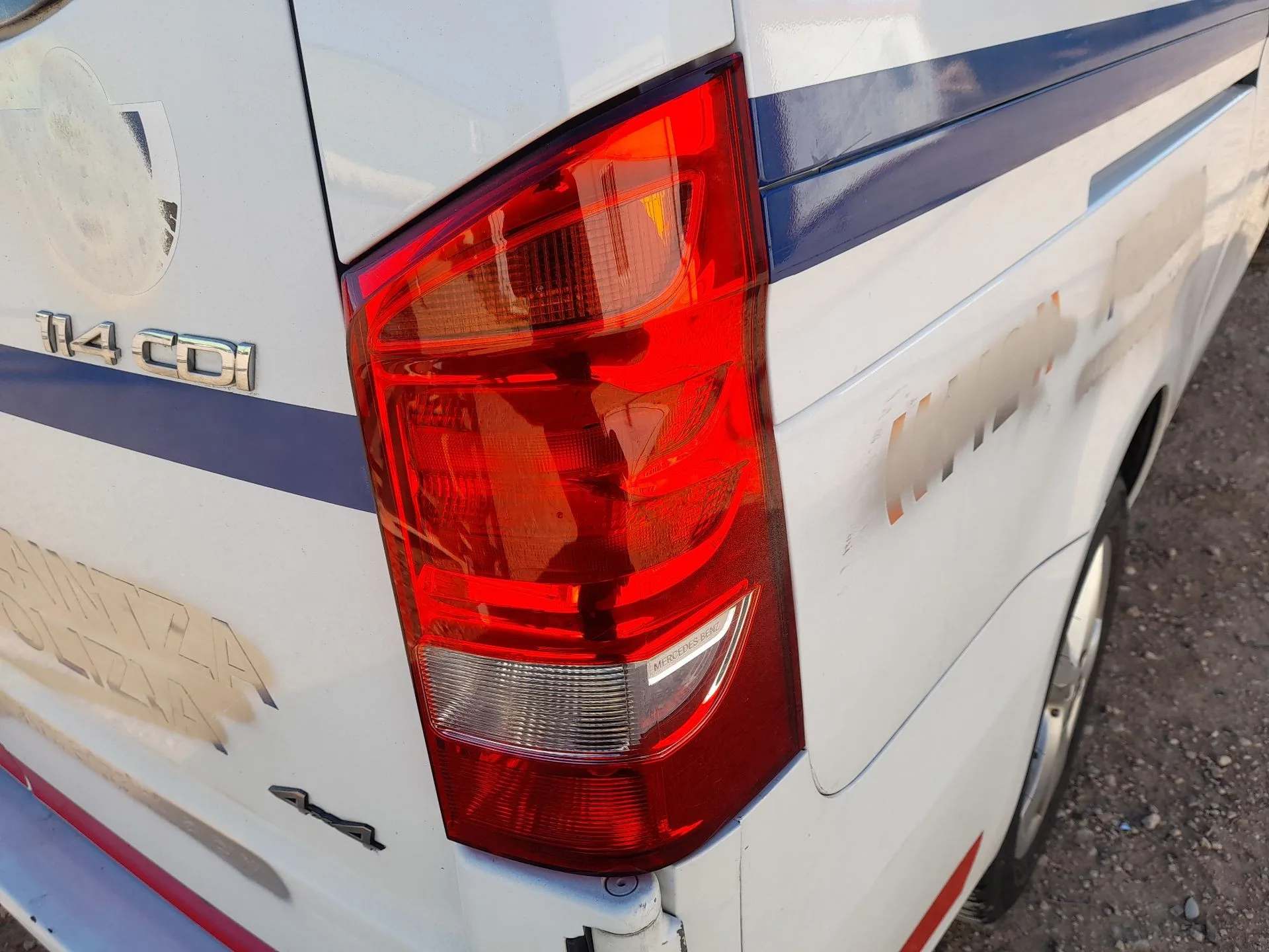 Piloto Trasero Derecho para Mercedes-Benz Vito Tourer (W447)
