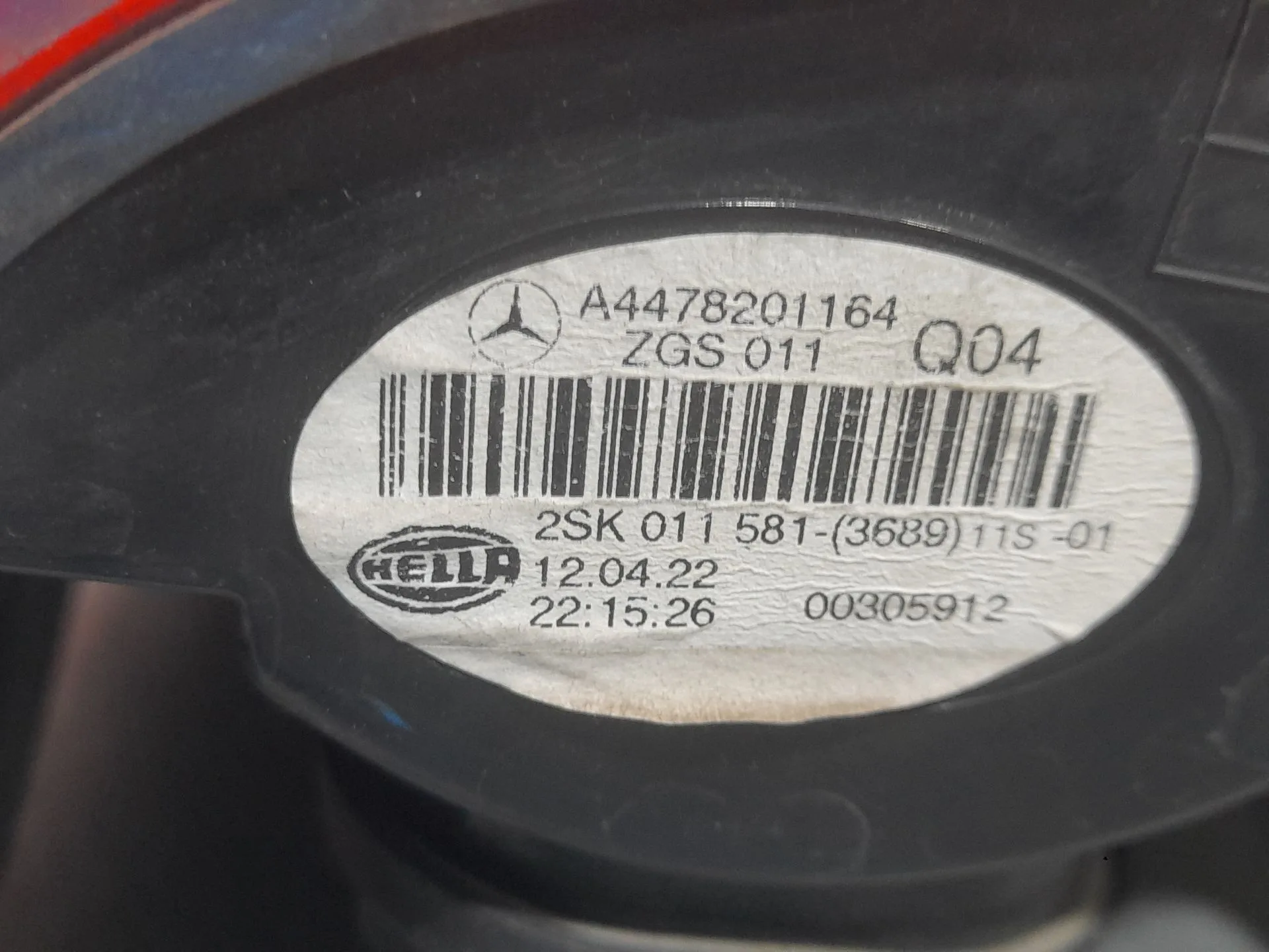 Piloto Trasero Izquierdo para Mercedes-Benz Vito Tourer (W447)