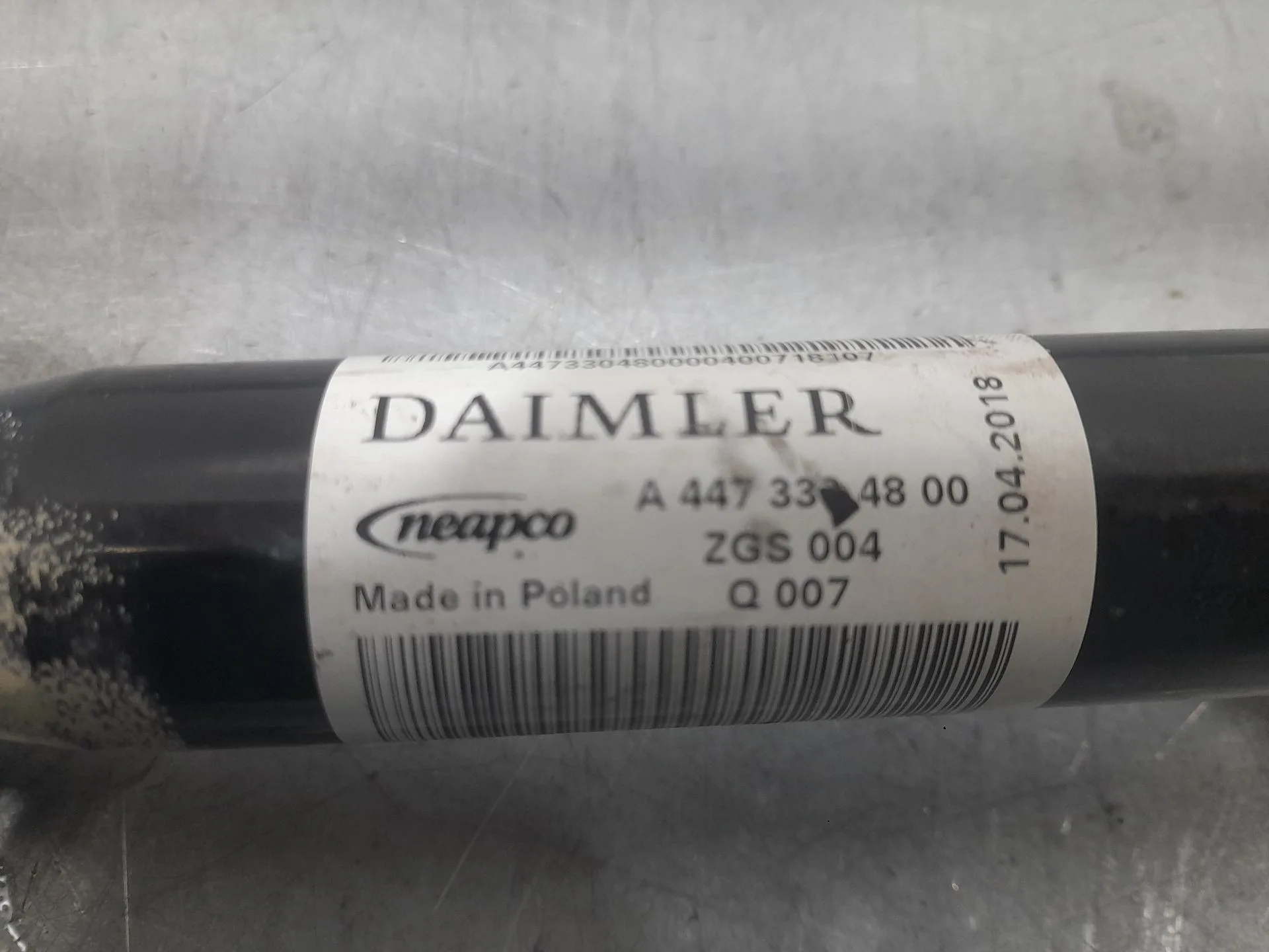 Transmision Delantera Derecha para Mercedes-Benz Vito Tourer (W447)
