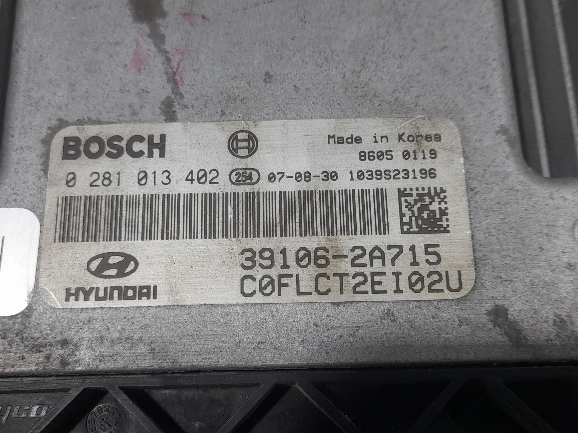 Centralita Motor Uce para Hyundai I30 (Fd)