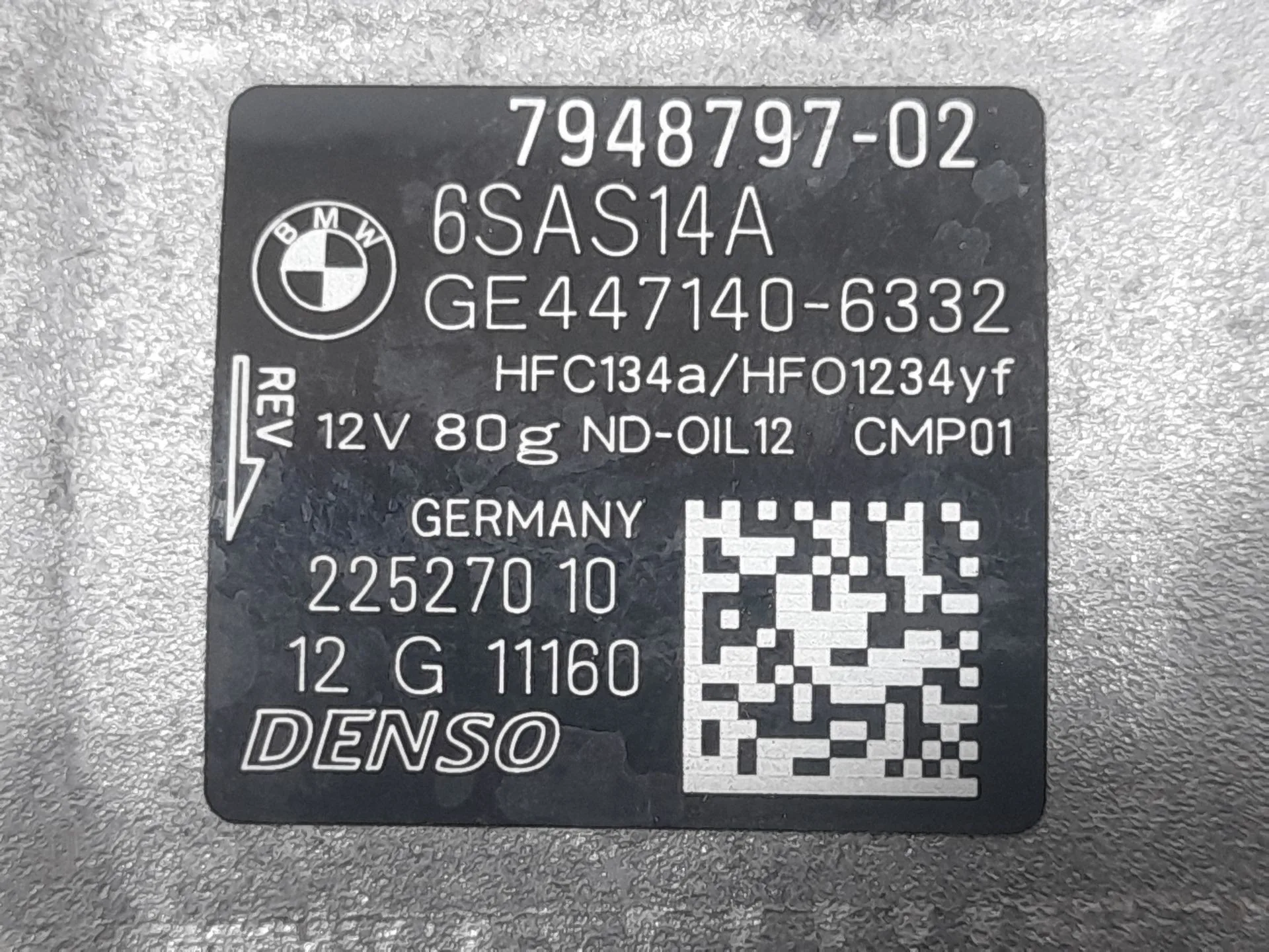 Compresor Aire Acondicionado para Bmw Serie 1 Lim. (F40)