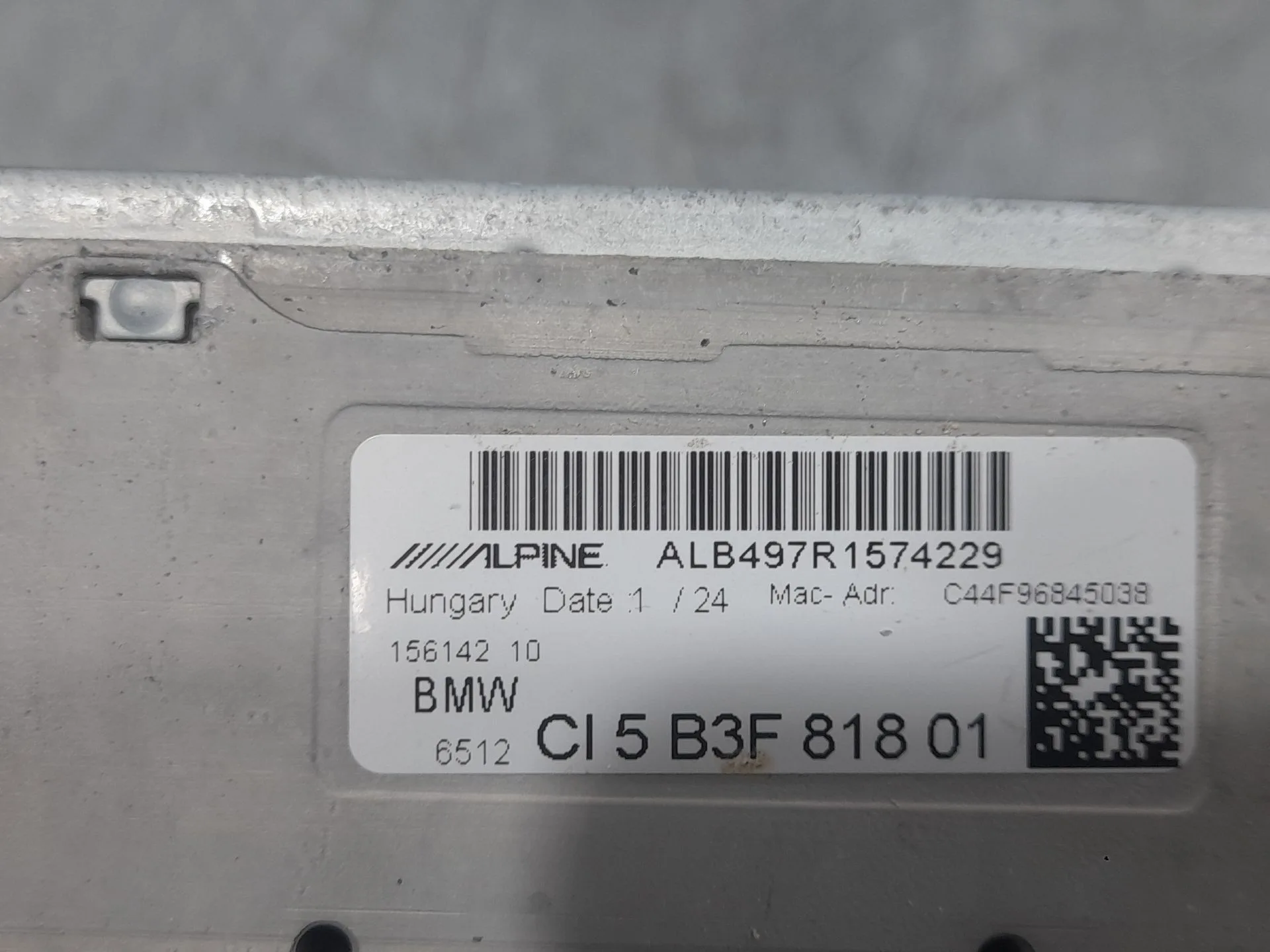 Sistema Audio / Radio para Bmw Serie 1 Lim. (F40)